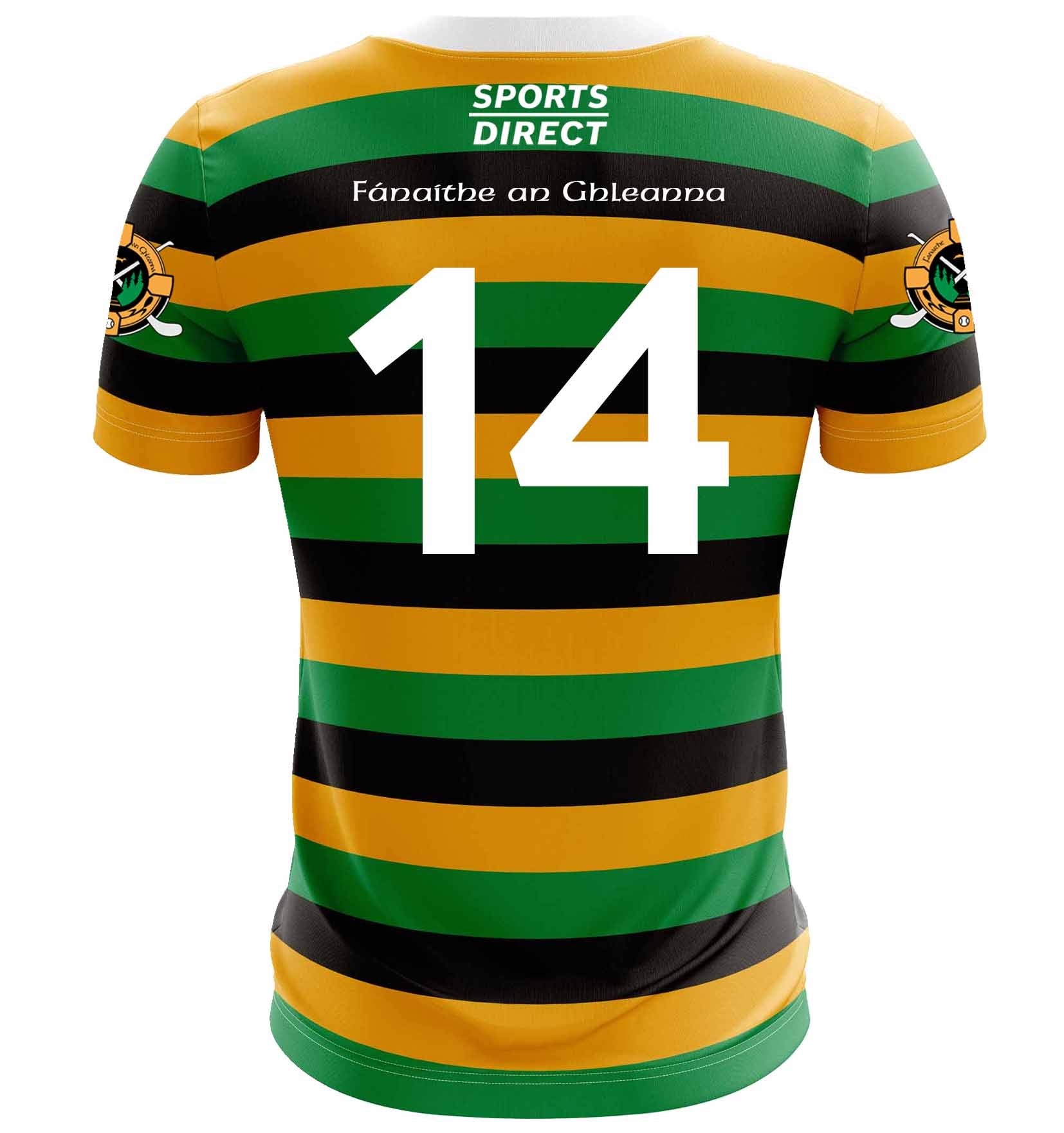 Mc Keever Glen Rovers Hurling Cork Numbered Home Jersey - Adult - Green Player Fit