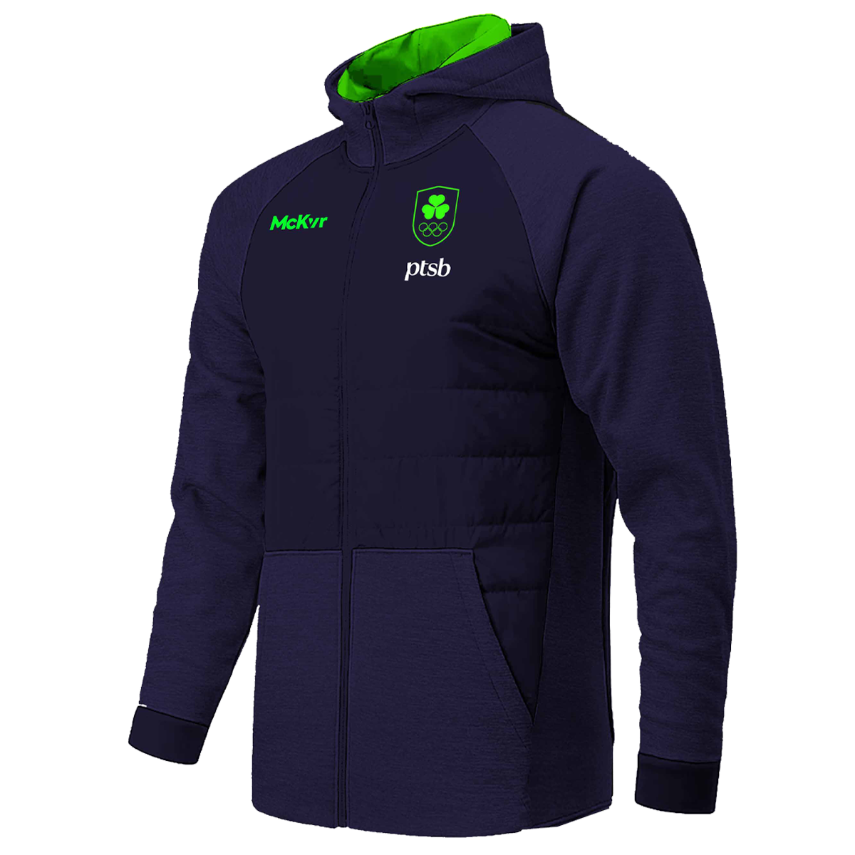 Mc Keever Team Ireland Interlock Jacket - Womens - Navy