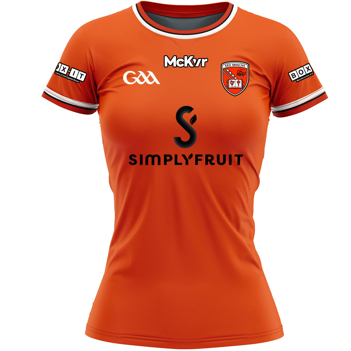 Mc Keever Armagh GAA Home Jersey - Womens - Orange
