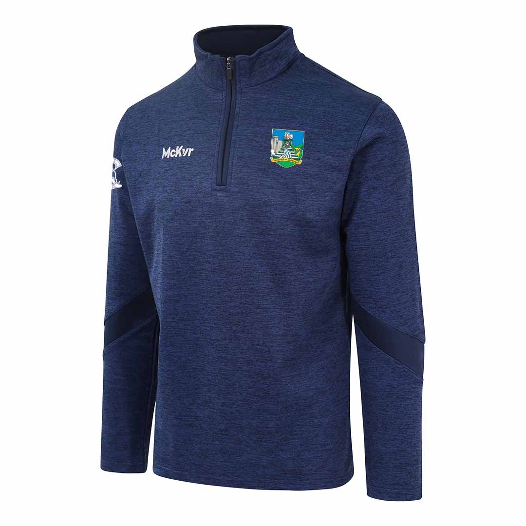 Mc Keever Limerick Camogie Official Core 22 1/4 Zip Top - Adult - Navy