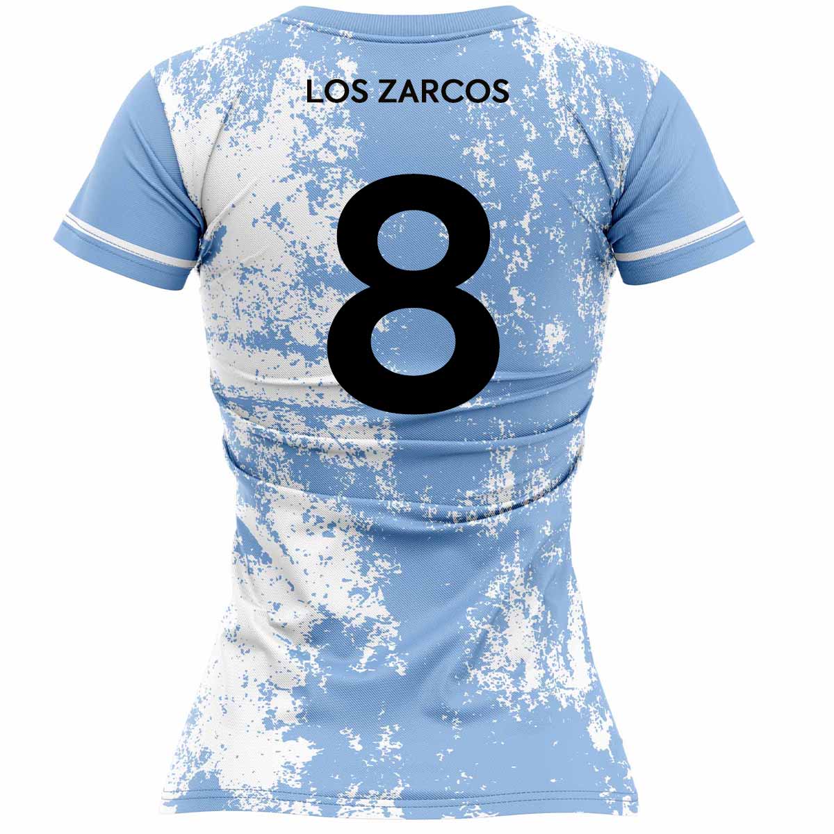 Mc Keever Los Zarcos FC Numbered U12 Playing Jersey - Womens - Sky