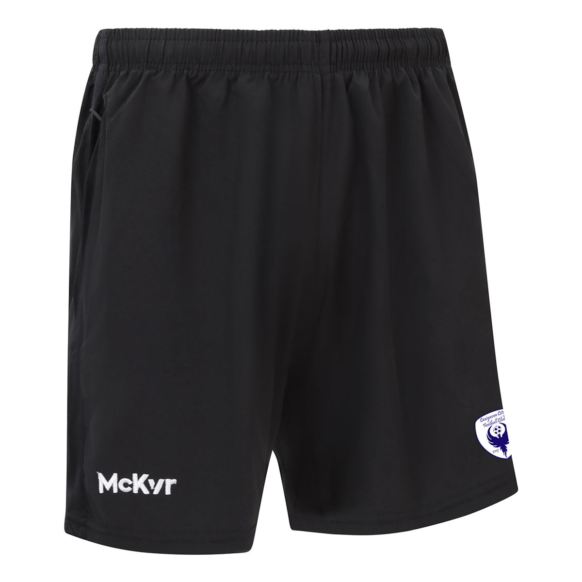 Mc Keever Craigavon City FC Core 22 Leisure Shorts - Adult - Black