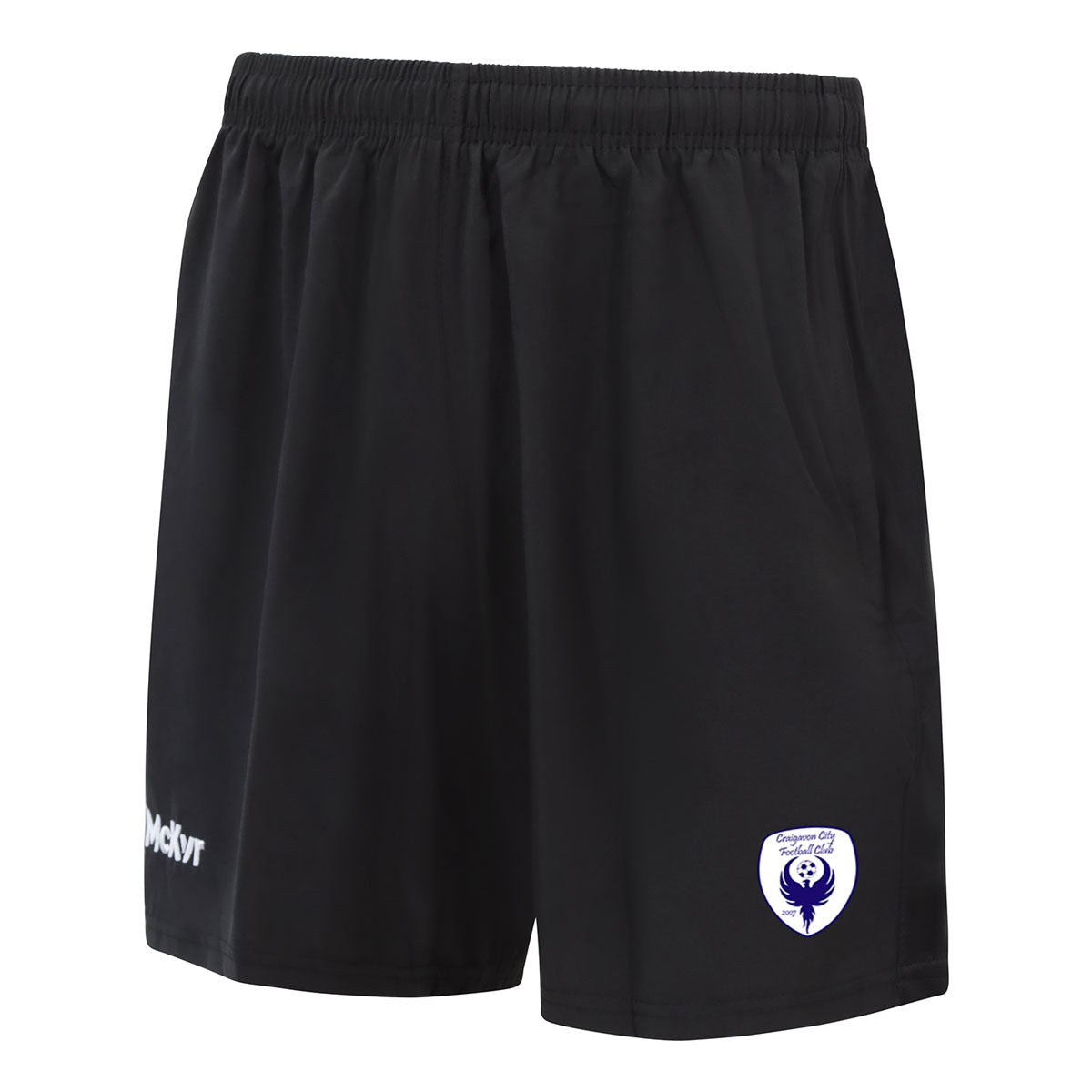 Mc Keever Craigavon City FC Core 22 Leisure Shorts - Youth - Black