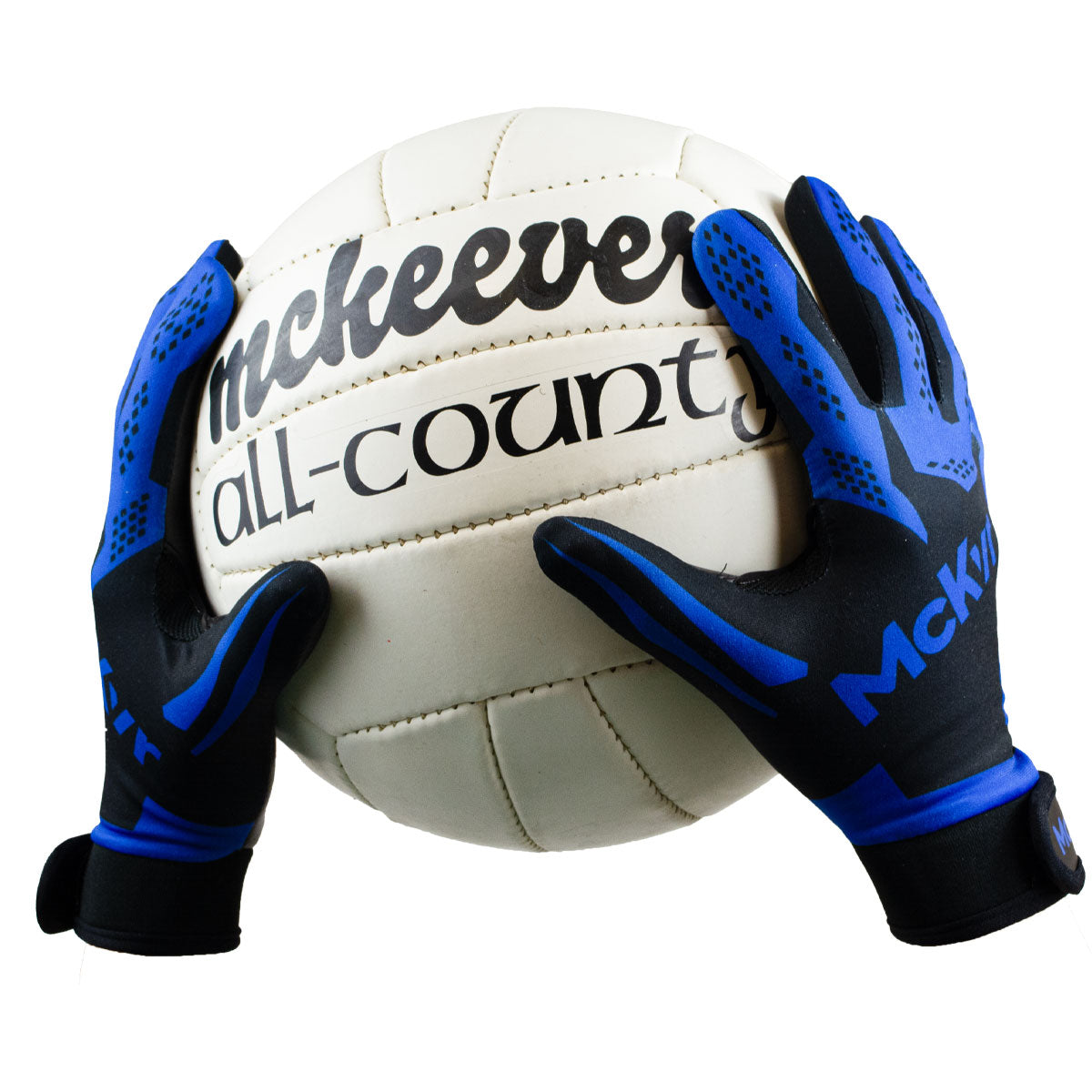 Mc Keever 2.0 Gaelic Gloves - Adult - Black/Royal