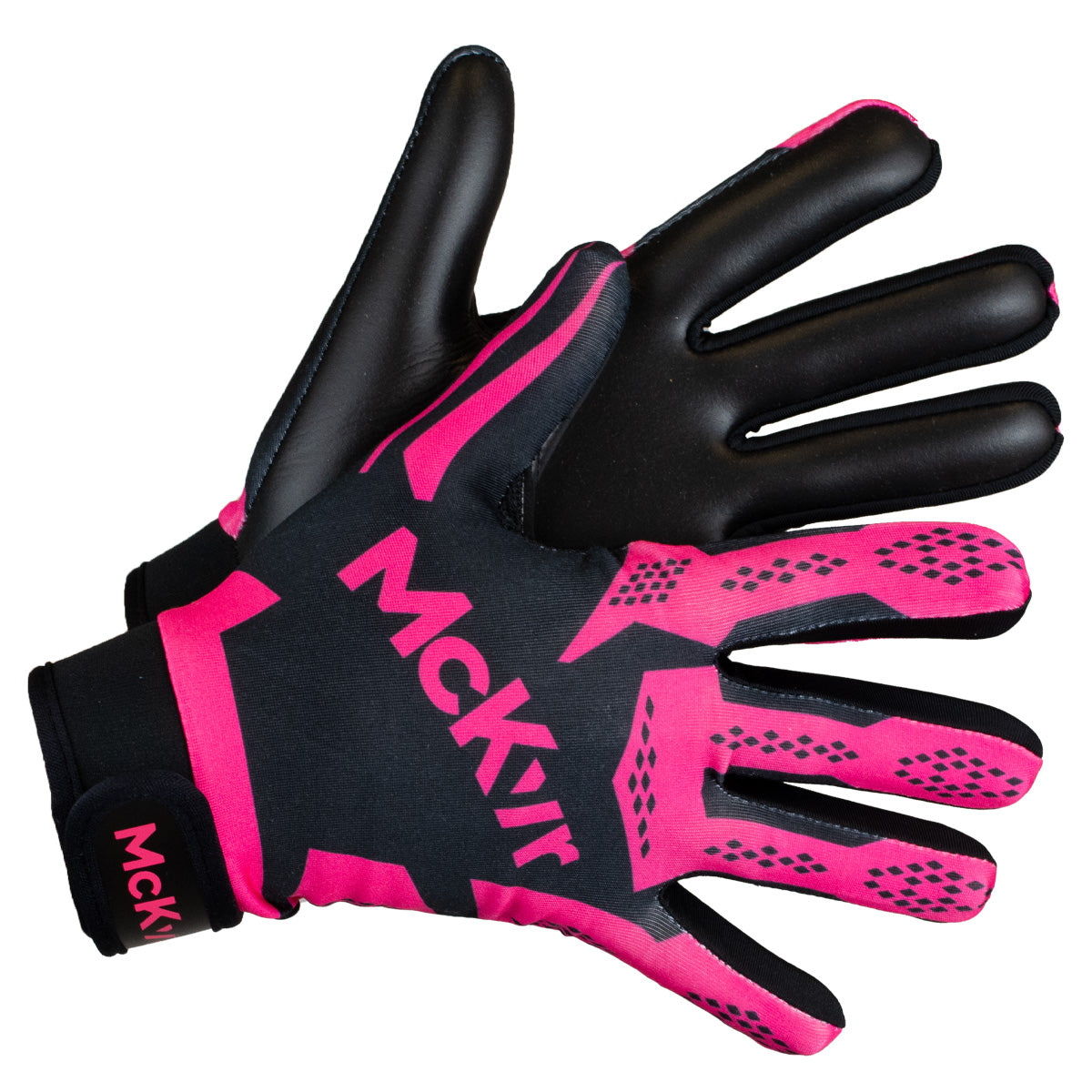 Mc Keever 2.0 Gaelic Gloves - Adult - Black/Pink