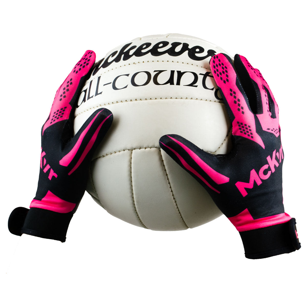 Mc Keever 2.0 Gaelic Gloves - Adult - Black/Pink