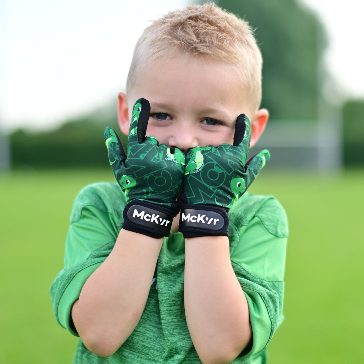 Mc Keever 3.0 Gaelic Gloves - Youth - Dinosaur Print