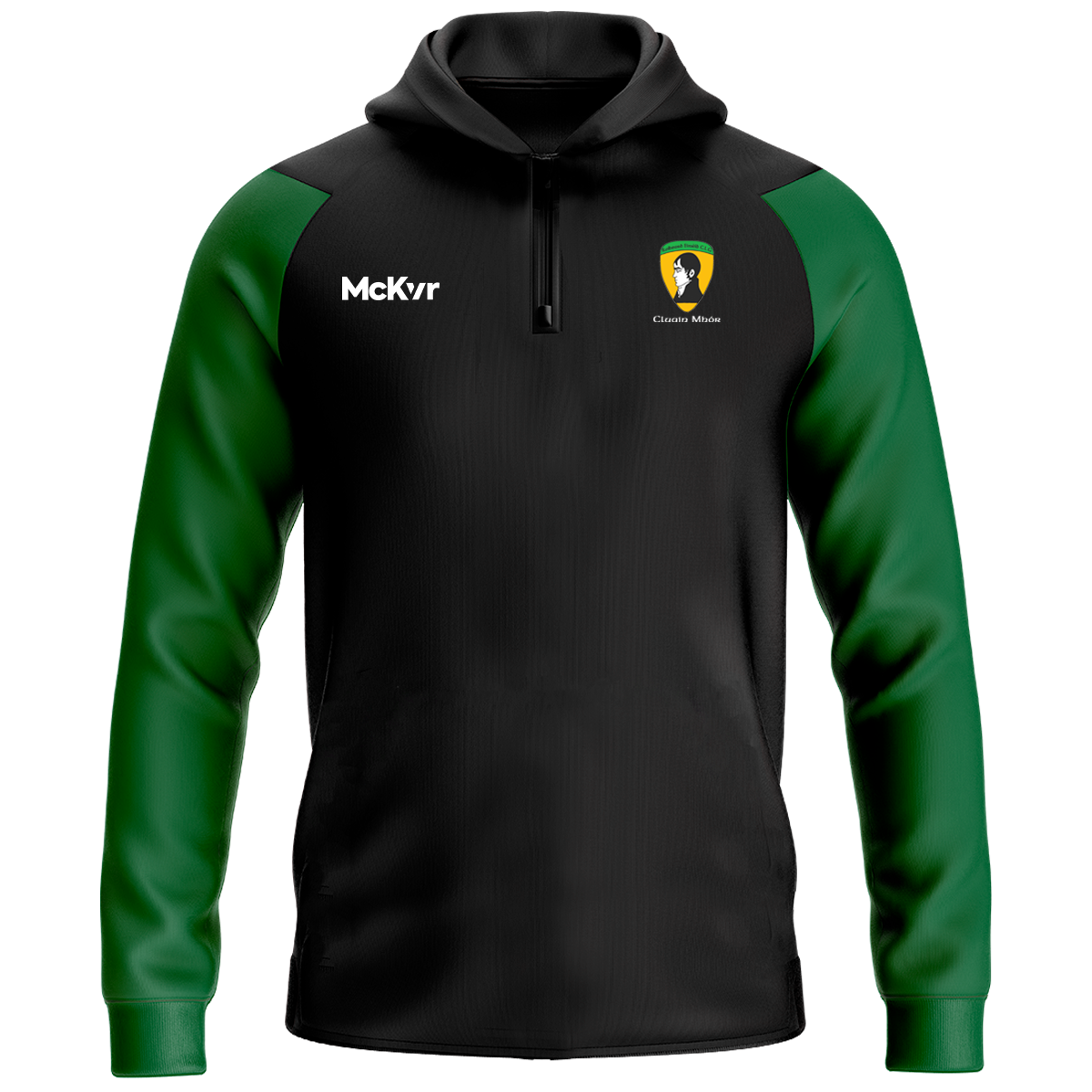 McKvr Clonmore Robert Emmets GFC Core Pro 1/4 Zip Hoodie - Adult - Bla ...