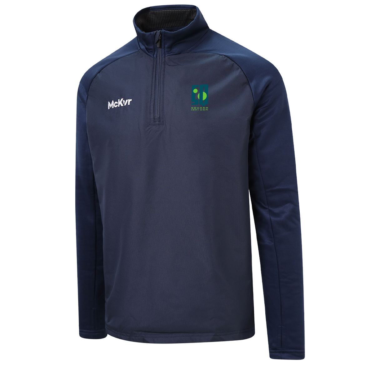McKvr Squash Ireland Core 22 Warm Top - Adult - Navy