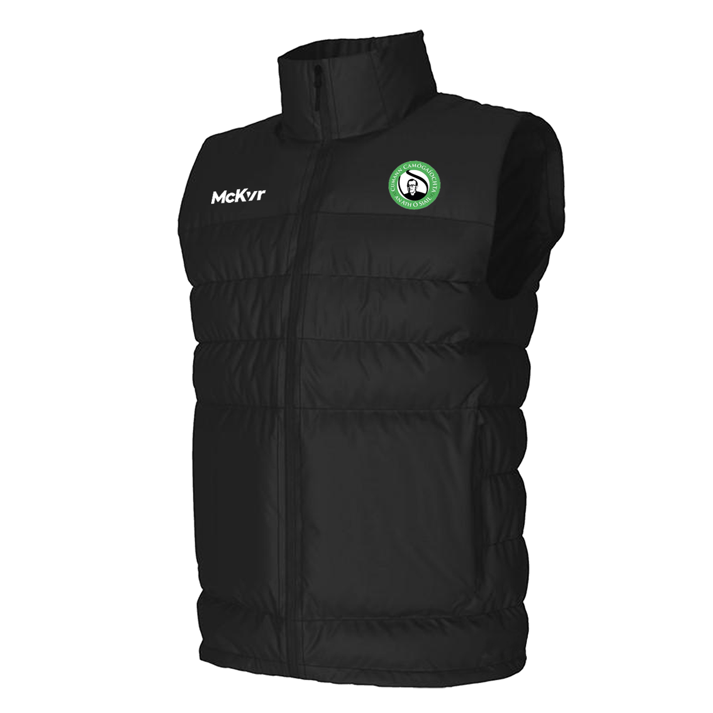 McKvr Fr Shields Camogie Core 22 Padded Gilet - Adult - Black