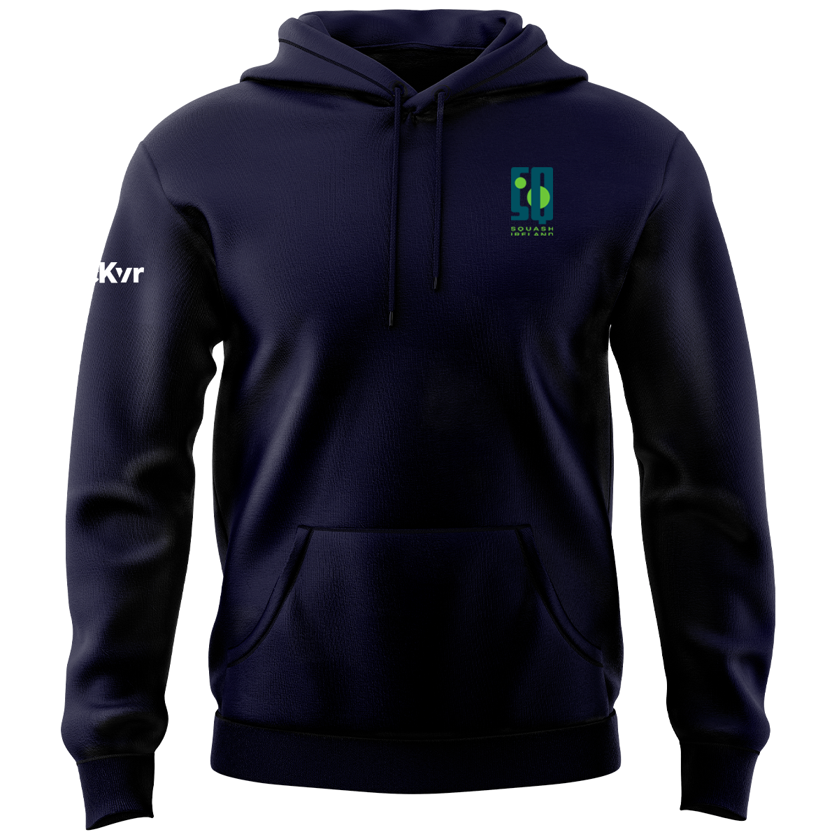McKvr Squash Ireland Core Pro Cotton Hoodie - Youth - Navy