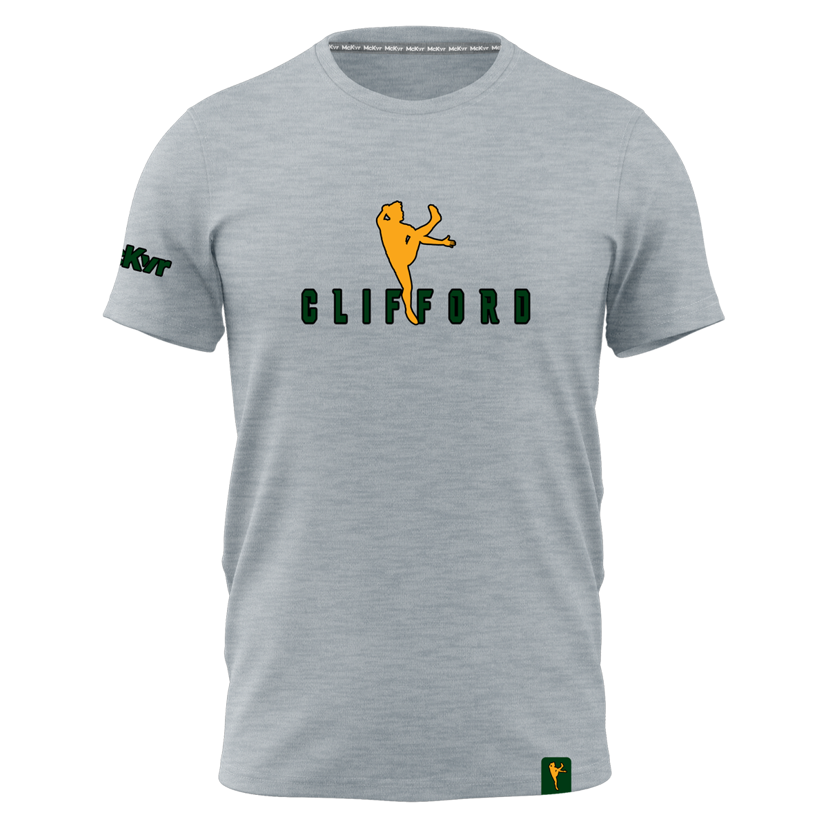 McKvr Clifford Tee - Adult - Grey/Amber