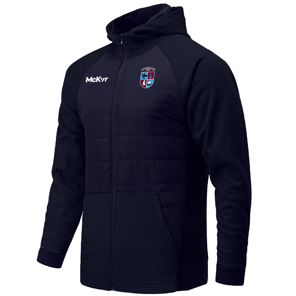 McKvr Naomh Olaf GAA Core Pro Interlock Jacket - Adult - Navy