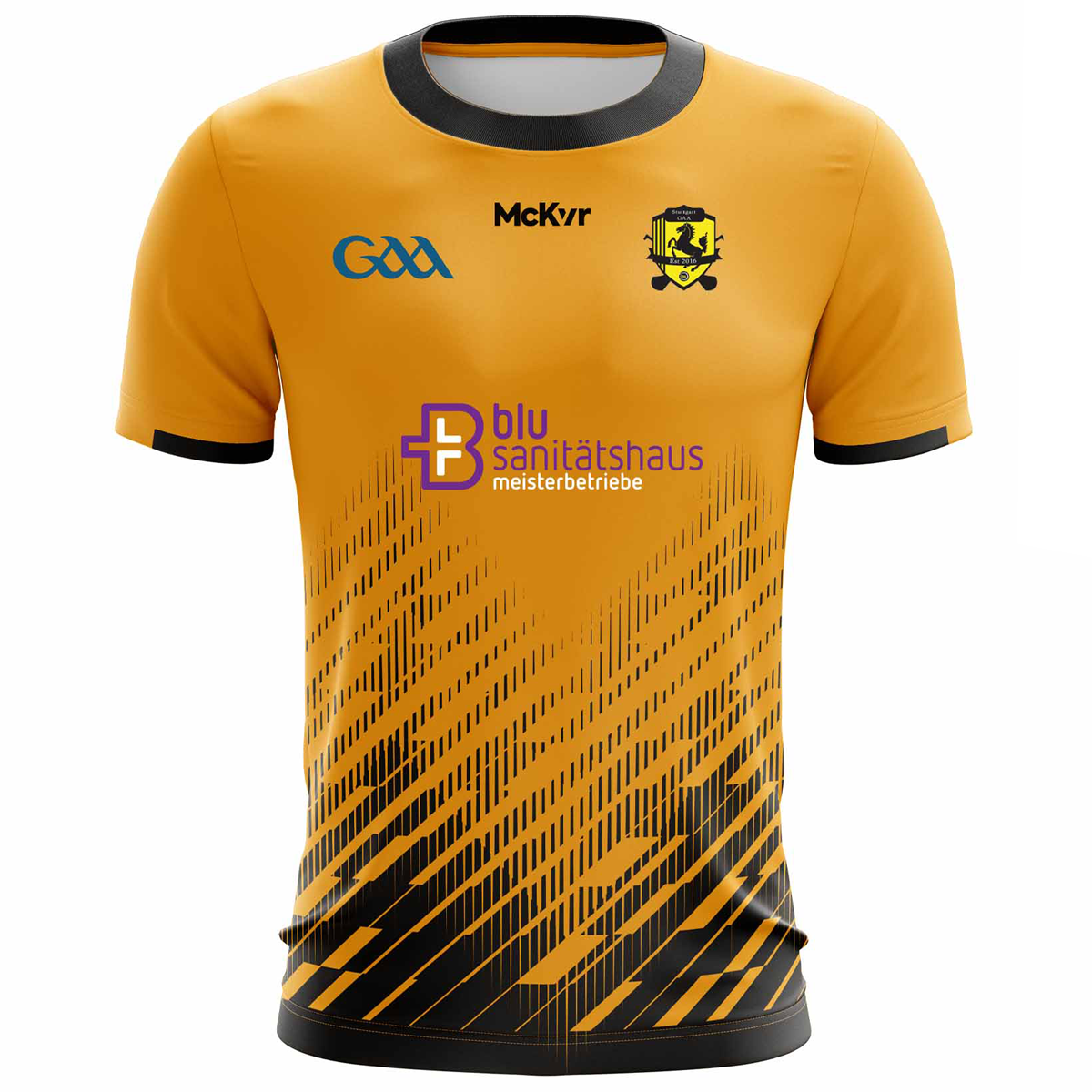 Mc Keever Stuttgart GAA Training Jersey - Adult - Amber Player Fit