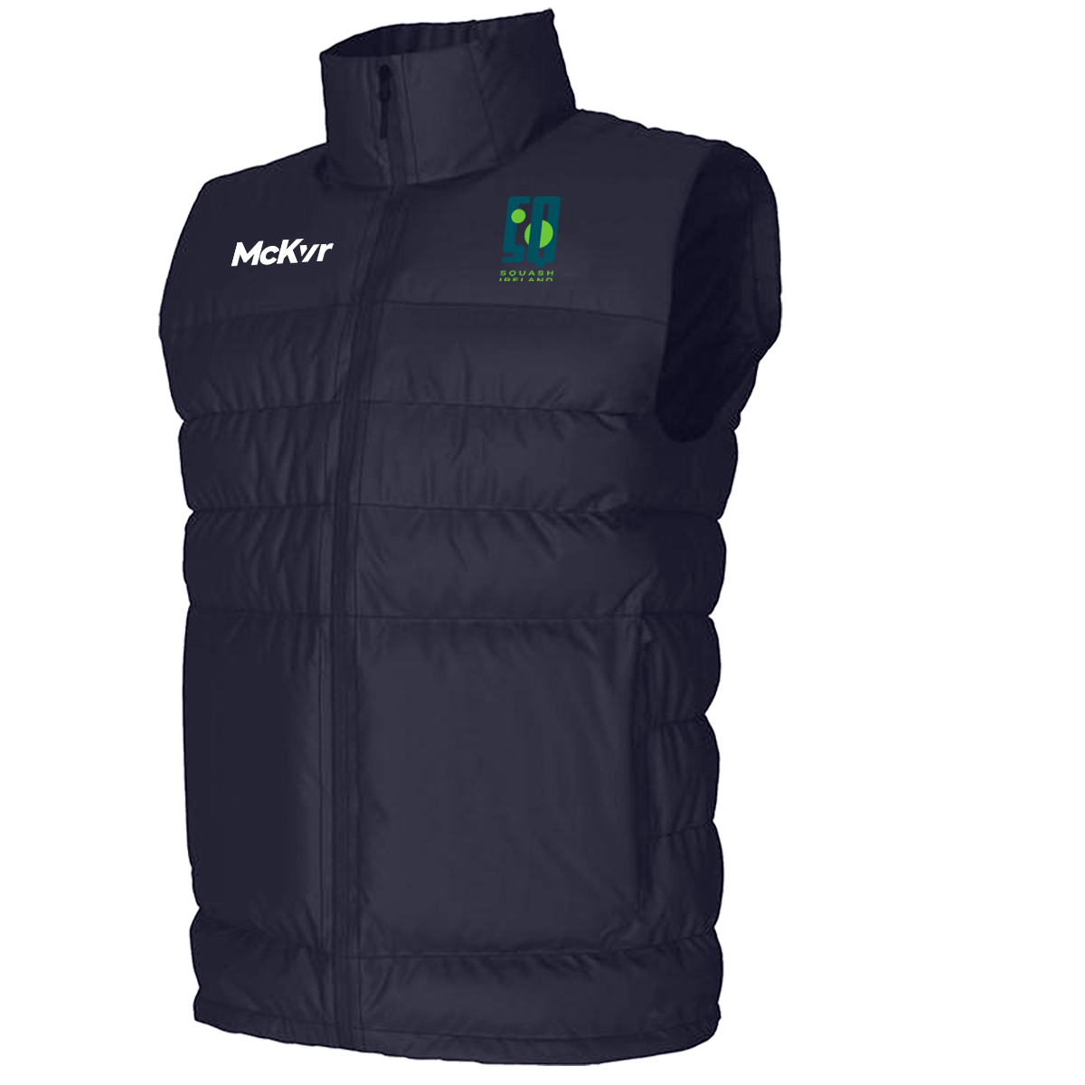 McKvr Squash Ireland Core 22 Padded Gilet - Youth - Navy