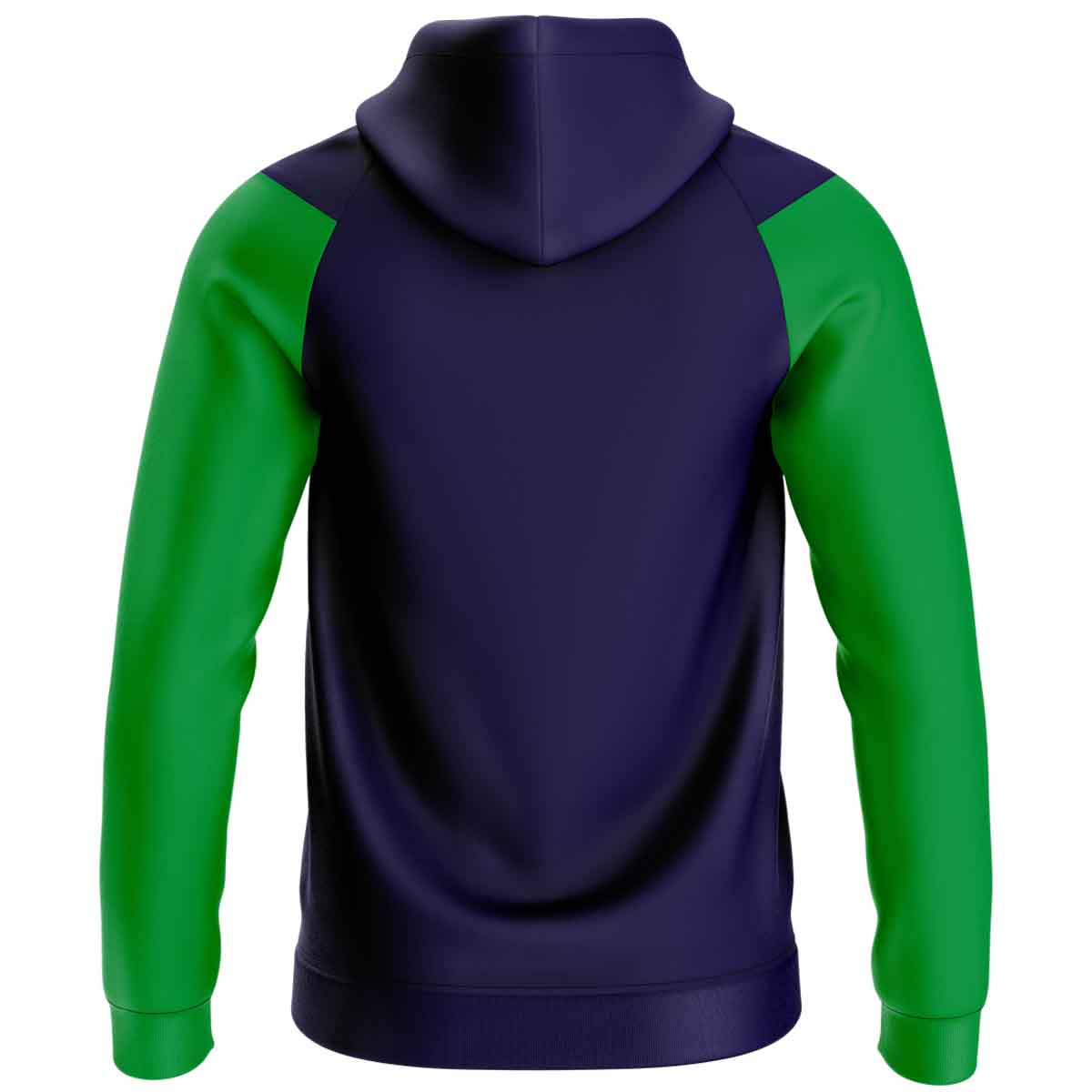 McKvr Squash Ireland Core Pro 1/4 Zip Hoodie - Adult - Navy/Emerald Green