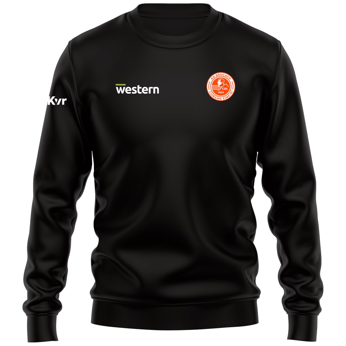 McKvr Brocagh Emmetts GFC Core Pro Cotton Sweat Top - Youth - Black