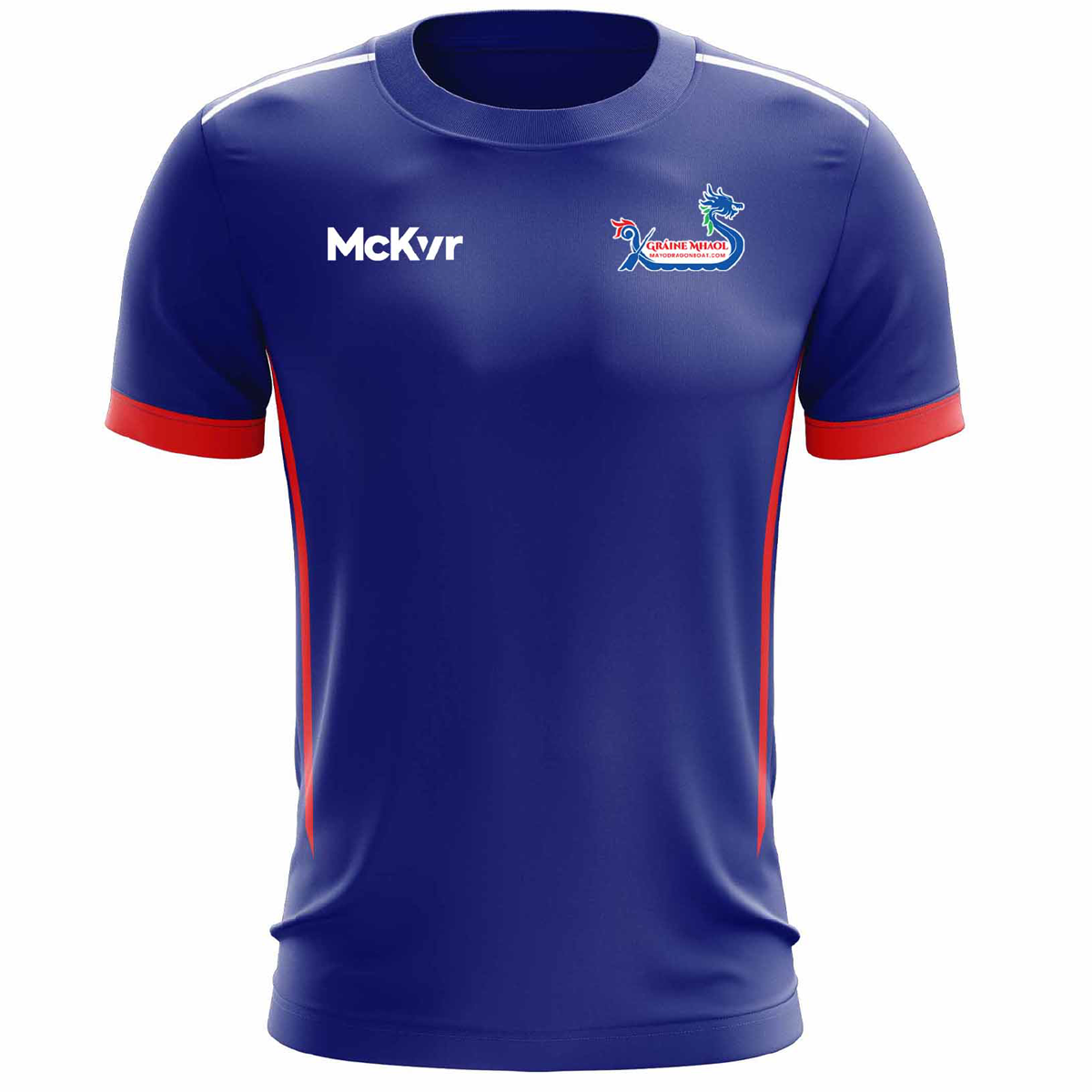 McKvr Graine Mhaol Training Jersey - Adult - Blue/Red