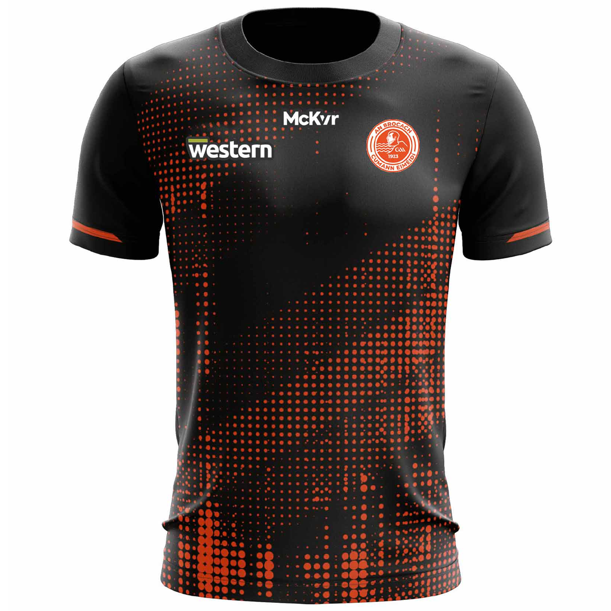 McKvr Brocagh Emmetts GFC Training Jersey - Adult - Black/Orange