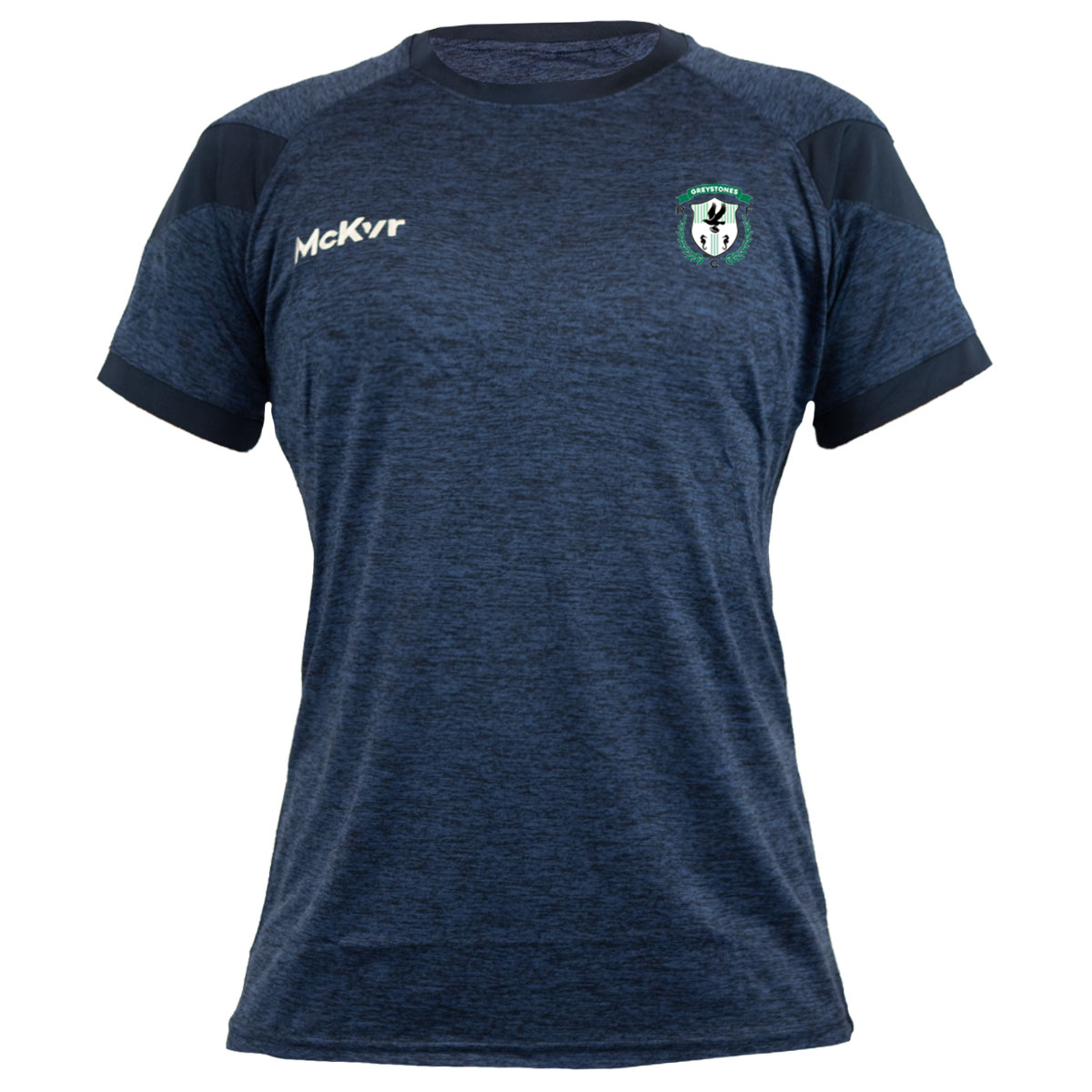 Mc Keever Greystones RFC Core 22 T-Shirt - Womens - Navy