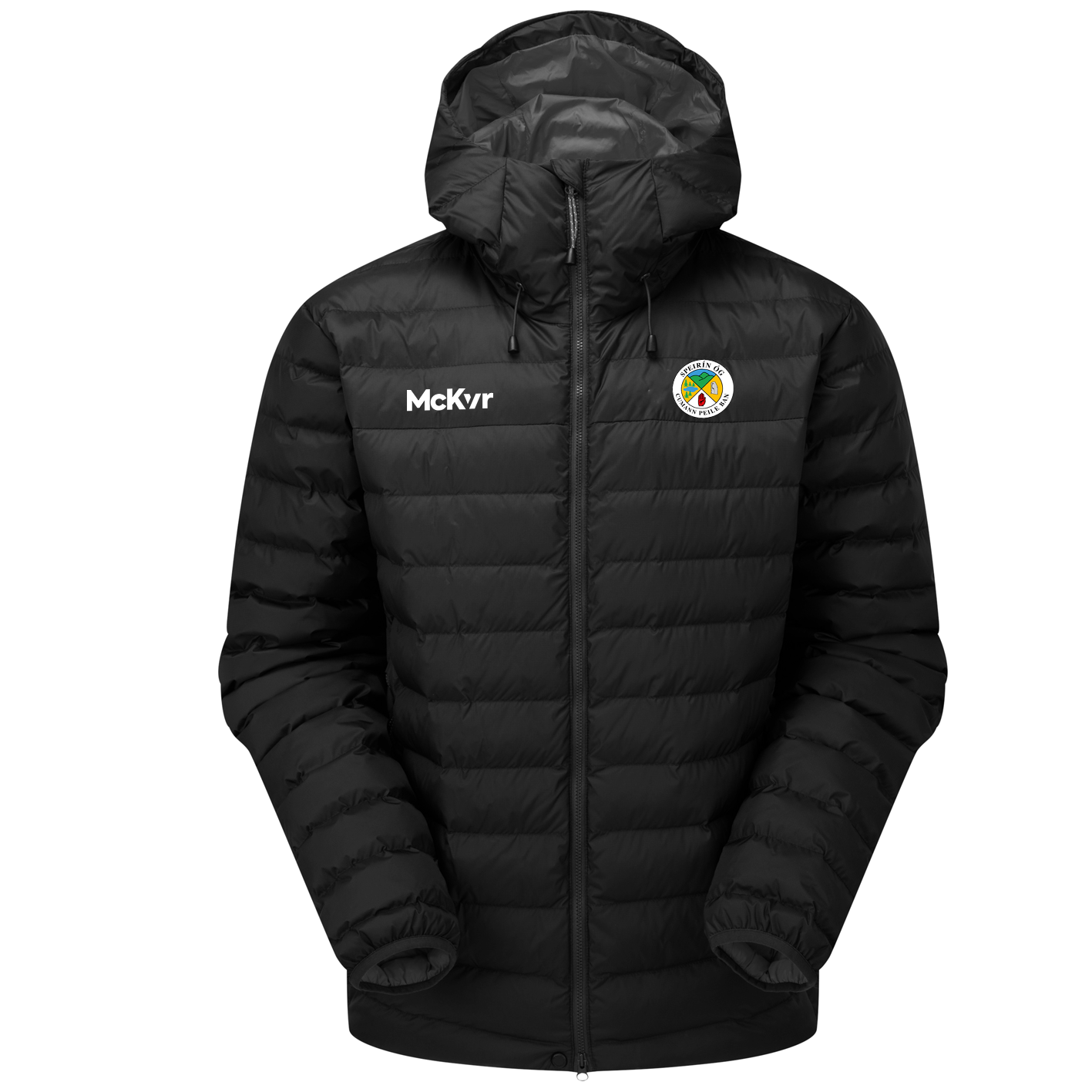 McKvr Sperrin Og LGFA Core 22 Puffa Jacket - Adult - Black