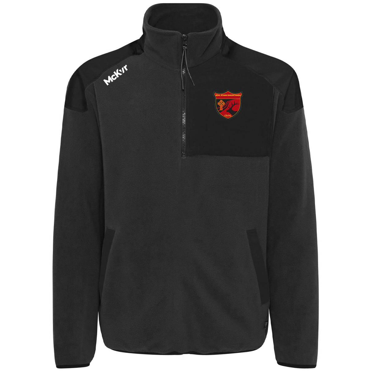 McKvr Ballingeary GAA Core Pro 1/4 Zip Fleece - Adult - Black ...