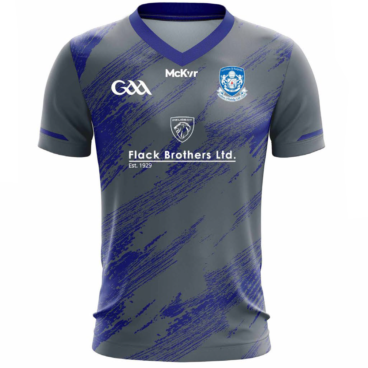 Mc Keever Latton O'Rahilly GAA Training Jersey - Adult - Gunmetal Player Fit