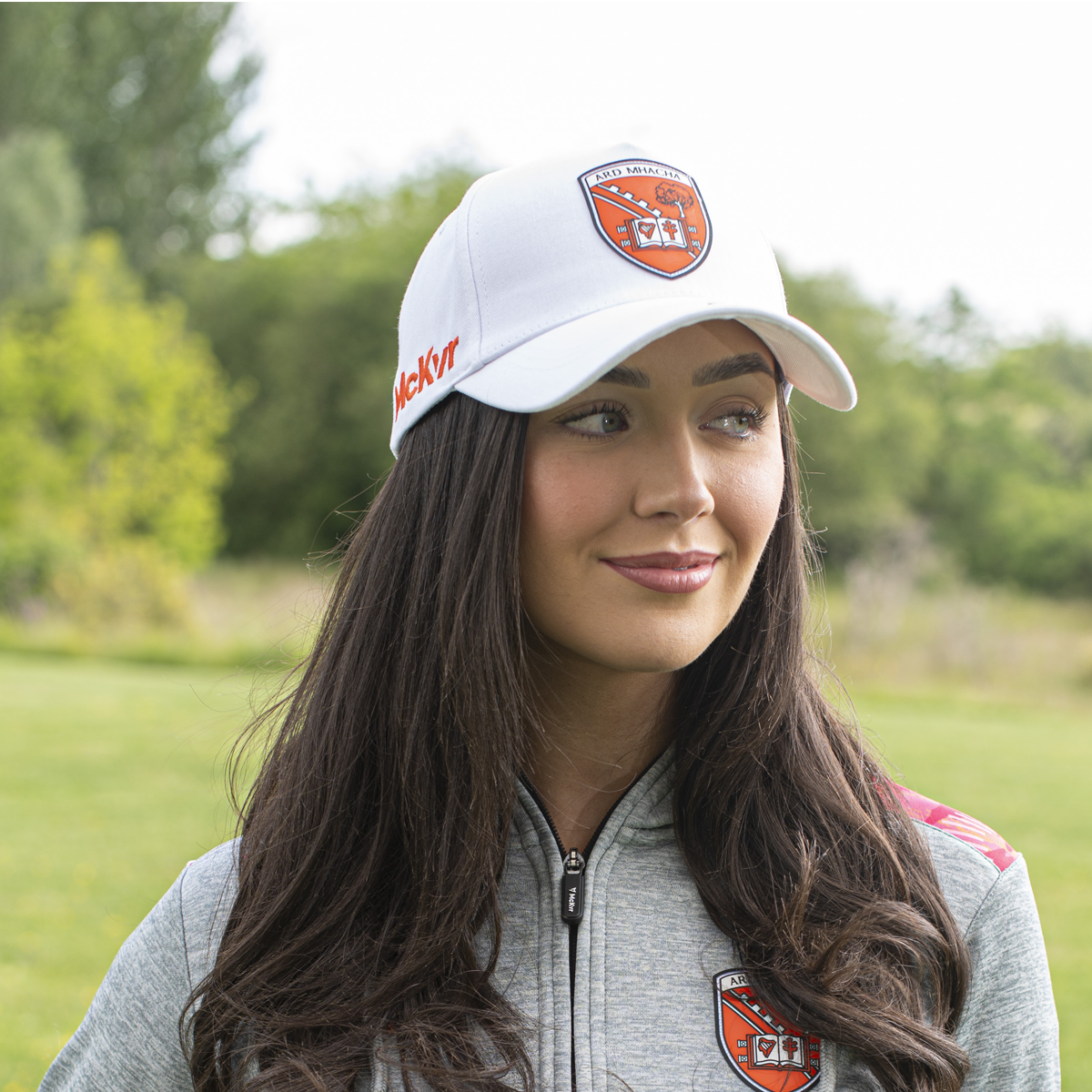 McKvr Armagh GAA Boost Snapback Cap - White