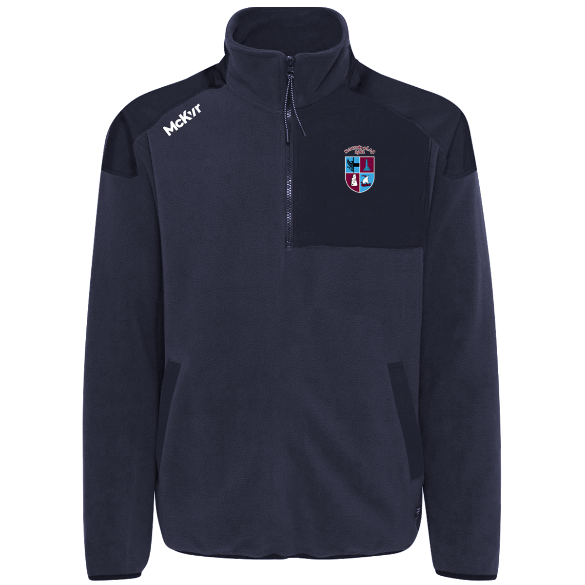 McKvr Naomh Olaf GAA Core Pro 1/4 Zip Fleece - Adult - Navy