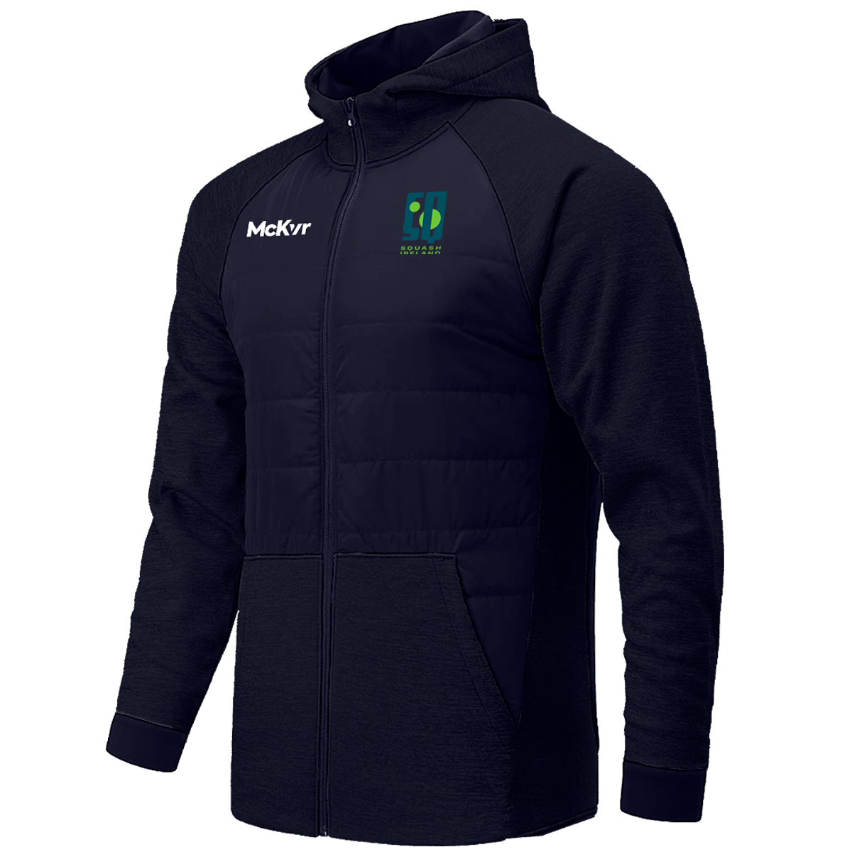 McKvr Squash Ireland Core Pro Interlock Jacket - Youth - Navy
