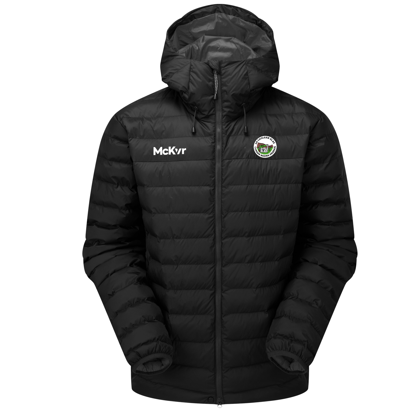 McKvr St Patricks Greencastle GFC Core 22 Puffa Jacket - Youth - Black