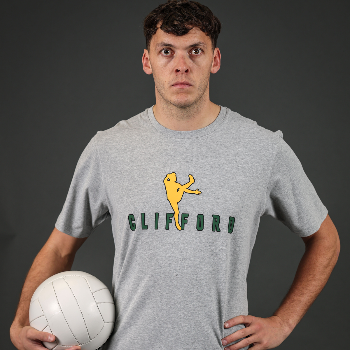 McKvr Clifford Tee - Adult - Grey/Amber