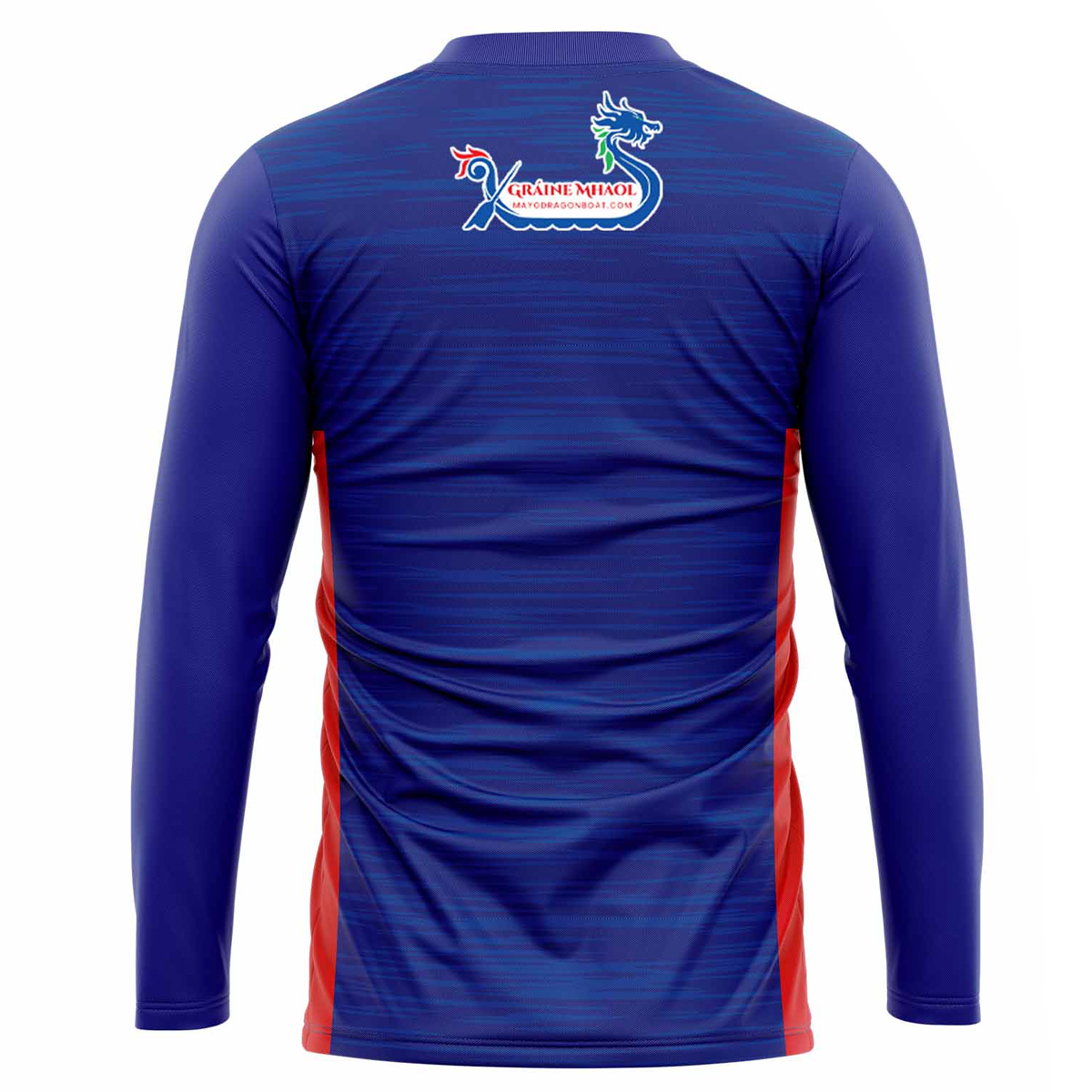McKvr Graine Mhaol Long Sleeve Tech Top - Adult - Blue/Red