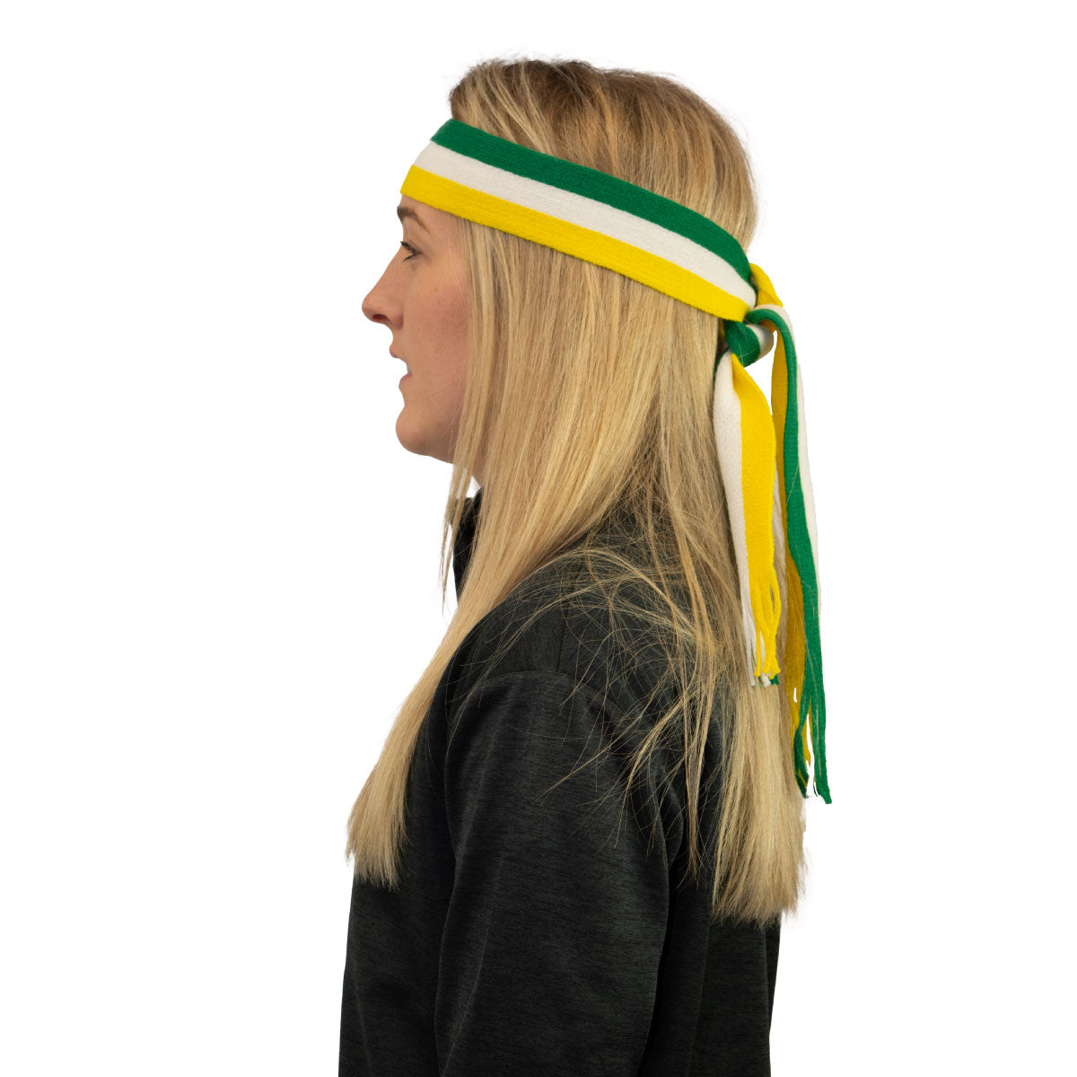 Mc Keever Sports Supporters Mini Scarf - Green/White/Yellow