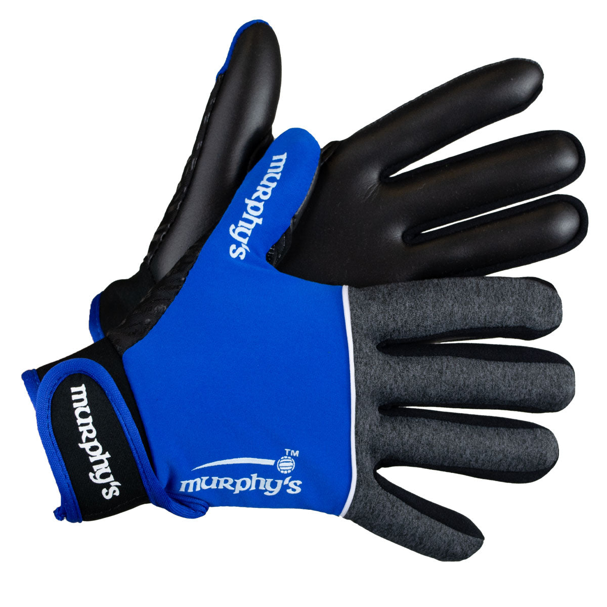 Murphy's V2 Gaelic Gloves - Adult - Grey/Blue/White
