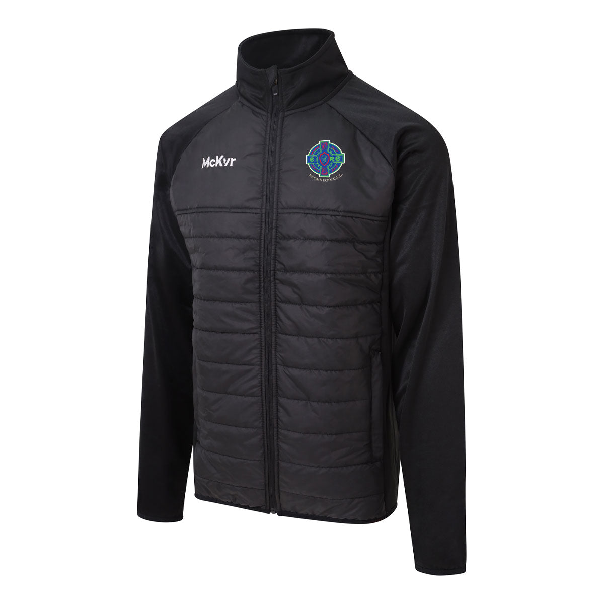 Mc Keever Naomh Eoin CLG Core 22 Hybrid Jacket - Youth - Black