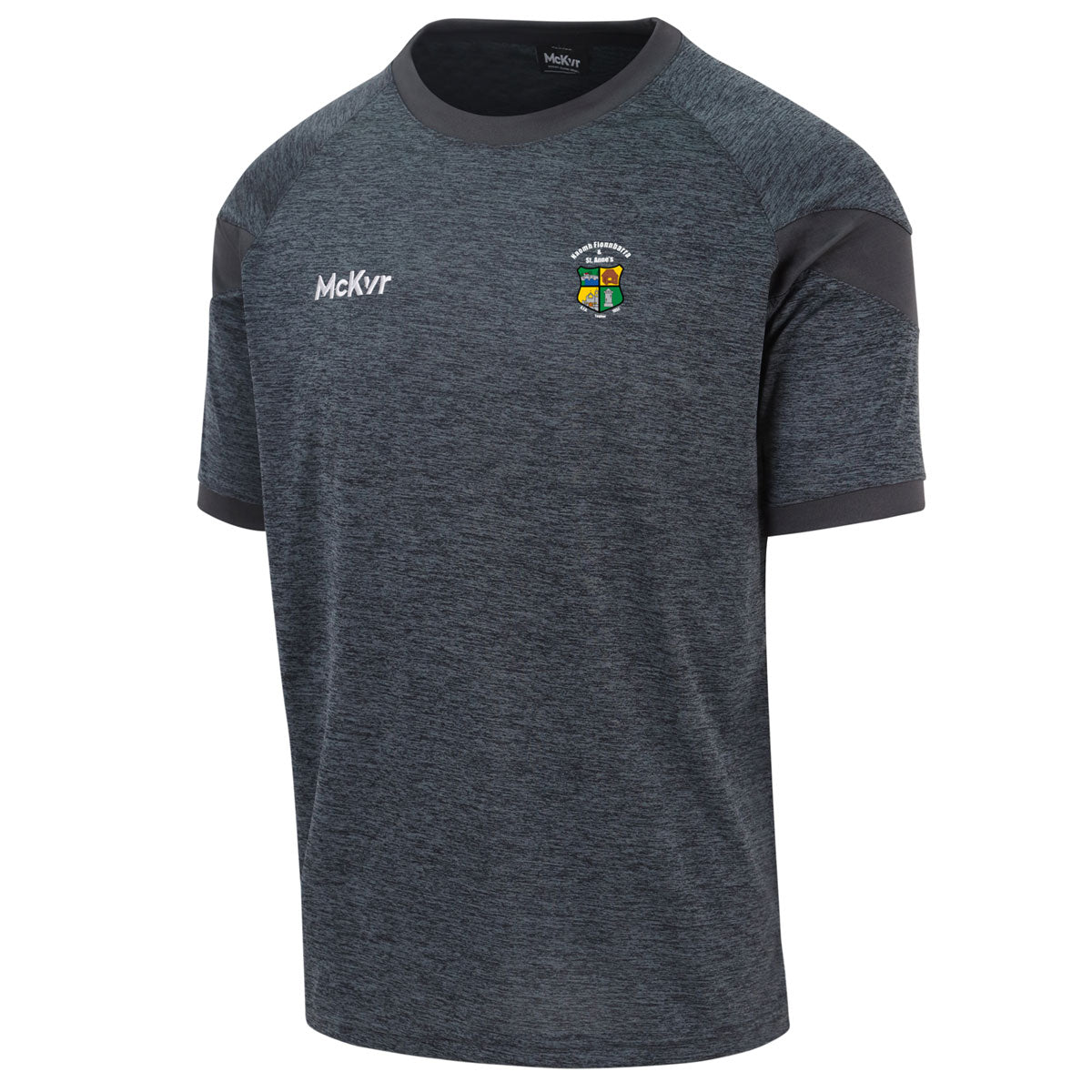 Mc Keever Naomh Fionnbarra & St Anne's GFG Core 22 T-Shirt - Adult - Charcoal