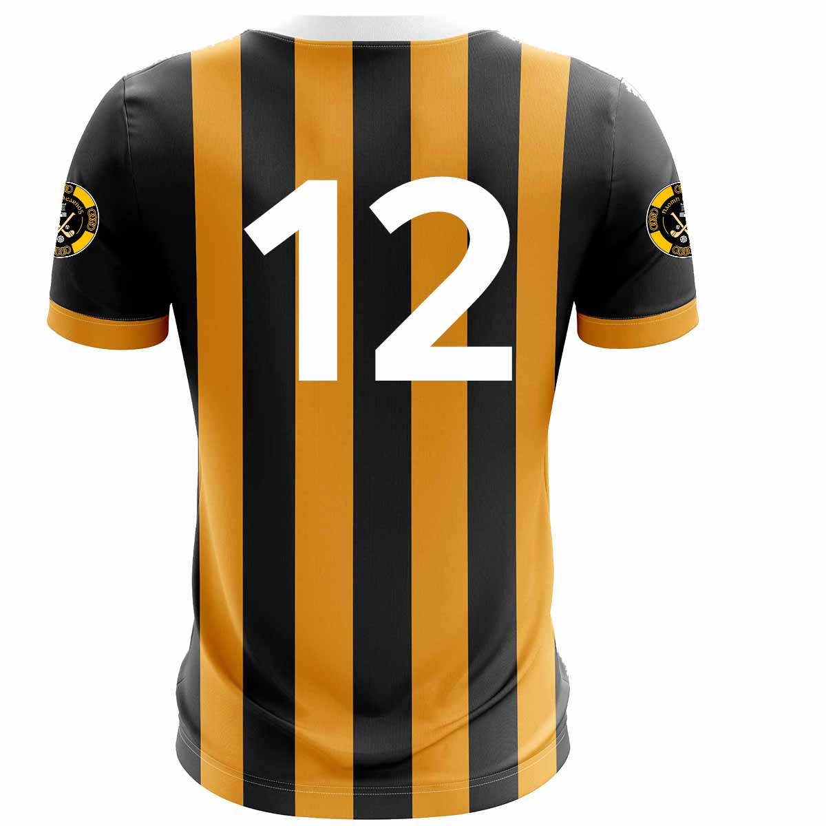 Mc Keever Naomh Mearnog CLG Numbered Playing Jersey - Youth - Black/Amber