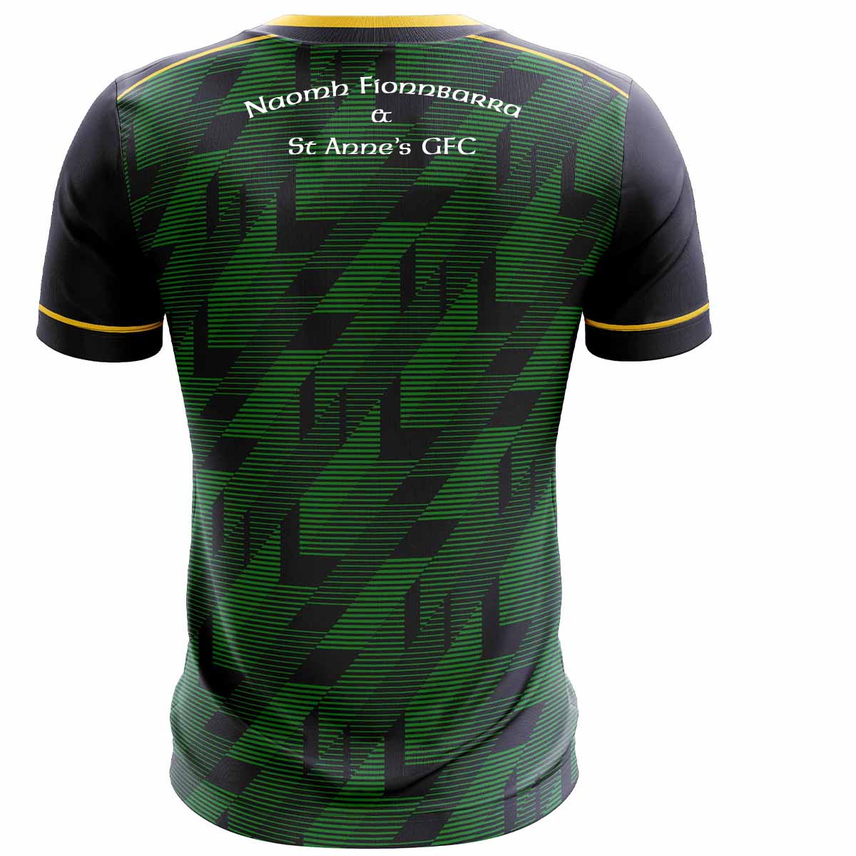 Mc Keever Naomh Fionnbarra & St Anne's GFG Training Jersey - Adult - Navy/Green/Yellow Player Fit