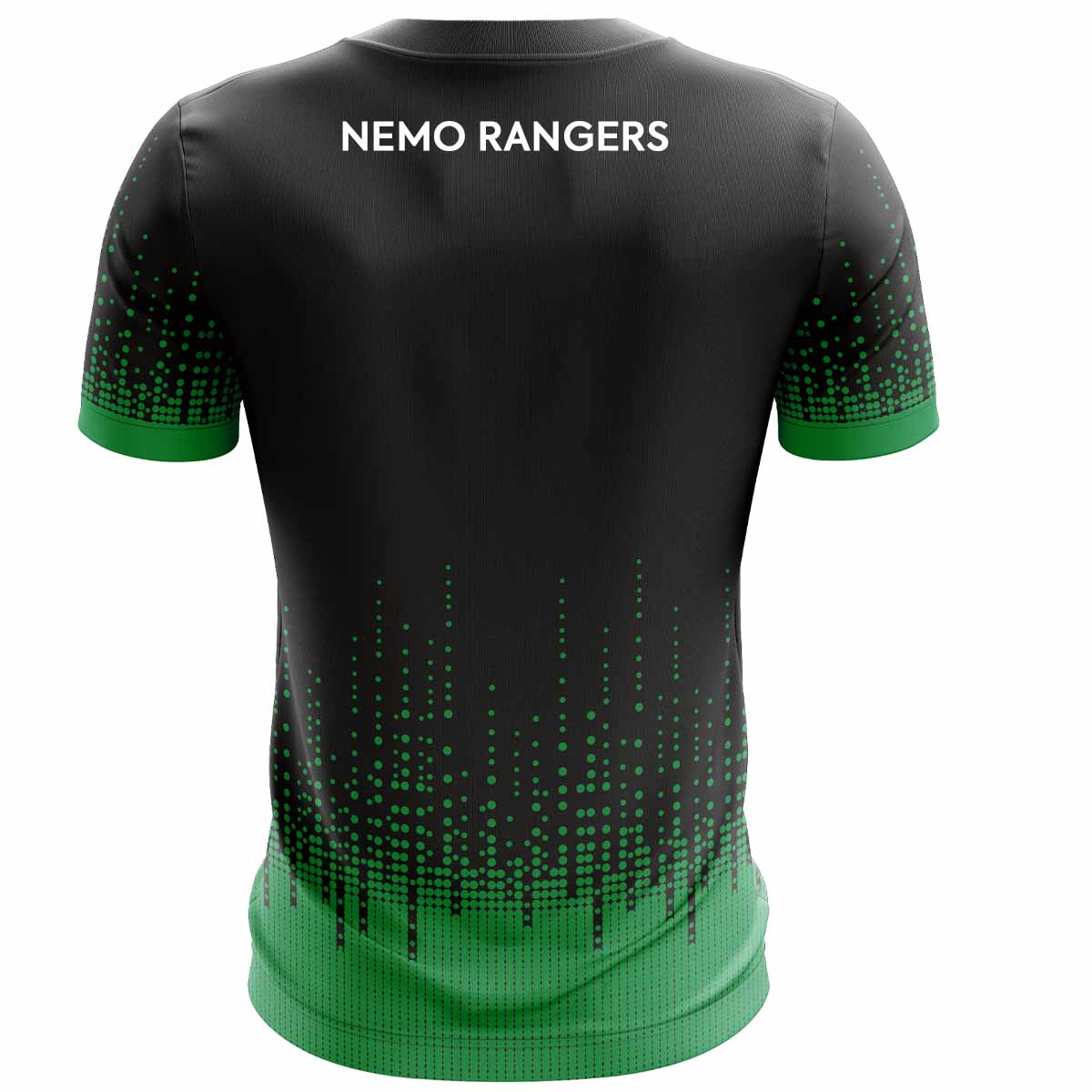 Mc Keever Nemo Rangers GAA Training Dots Jersey - Adult - Black/Green