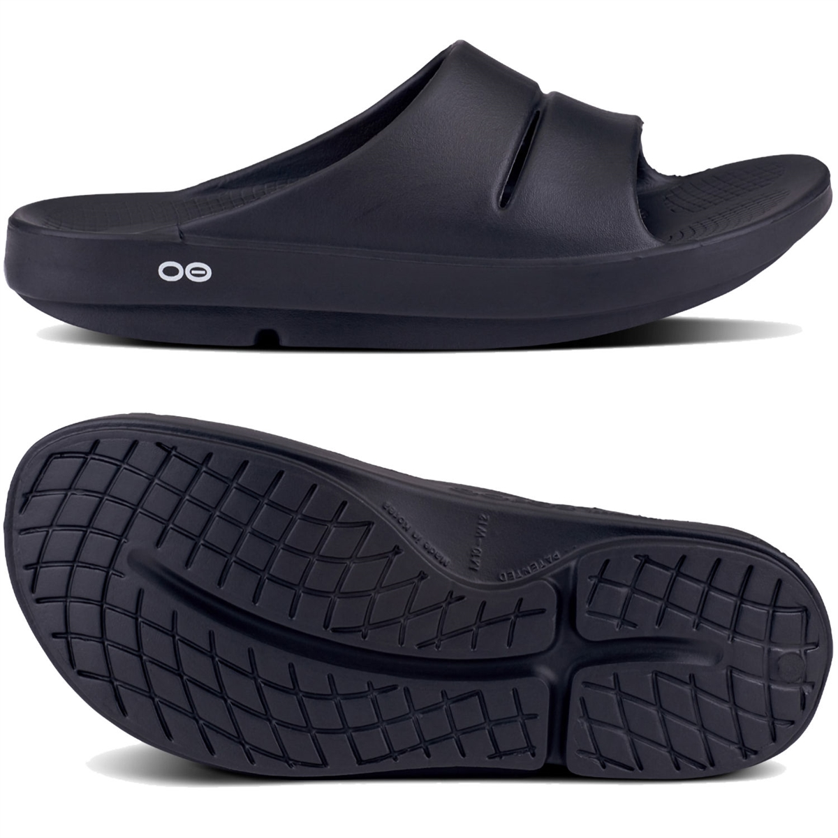 Oofos Ooahh Unisex Recovery Slide Sandal - Adult - Black