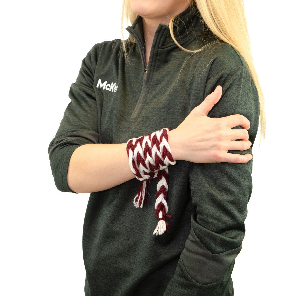 The GAA Store Supporters Wool Plait - Maroon/White