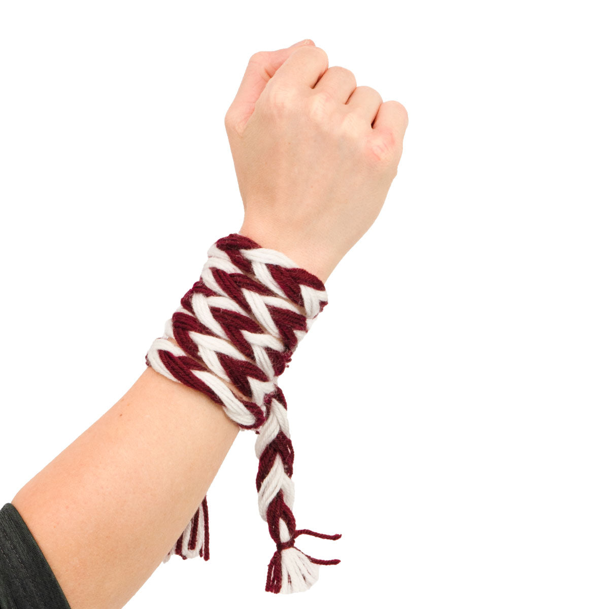 The GAA Store Supporters Wool Plait - Maroon/White