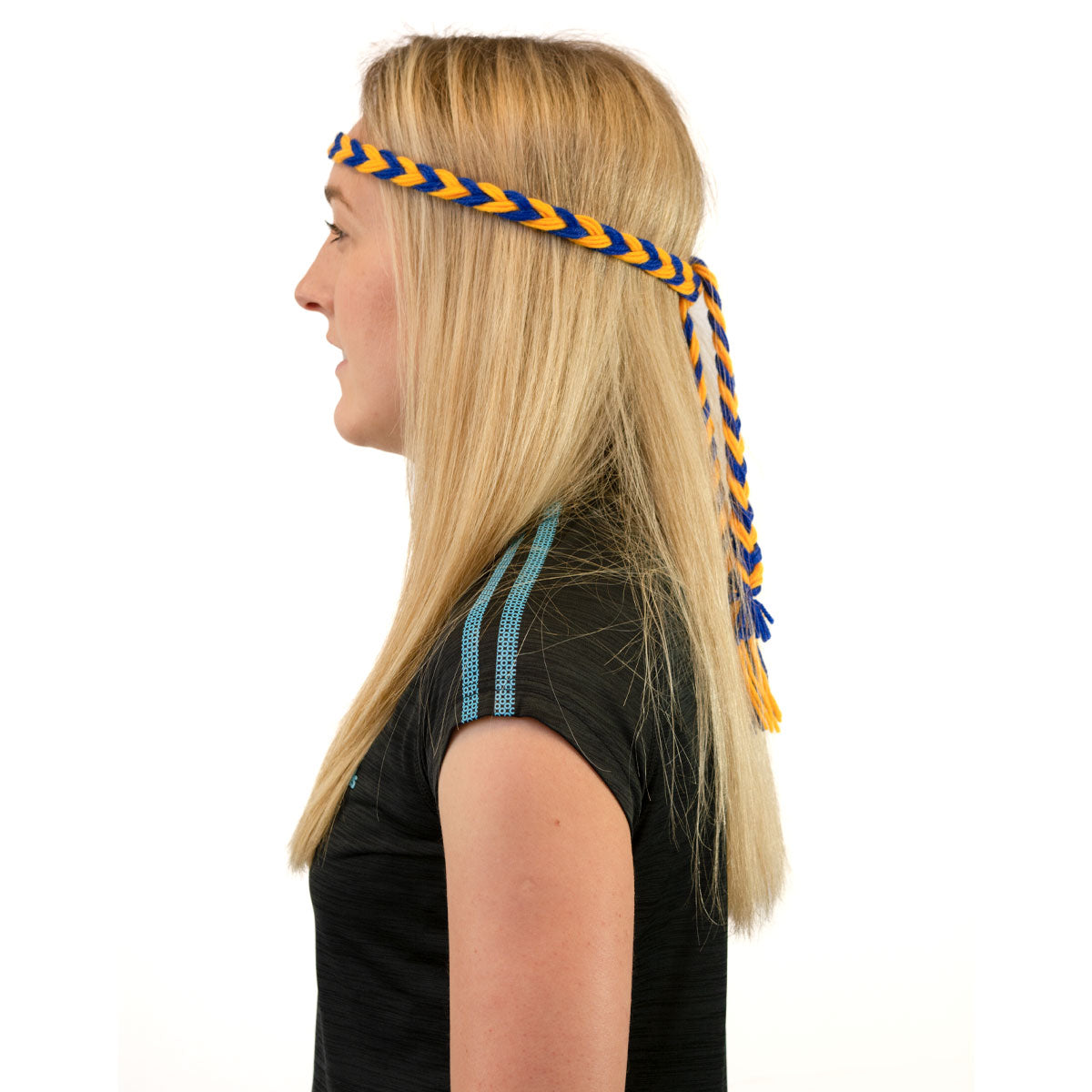 Mc Keever Sports Supporters Wool Plait - Royal/Gold