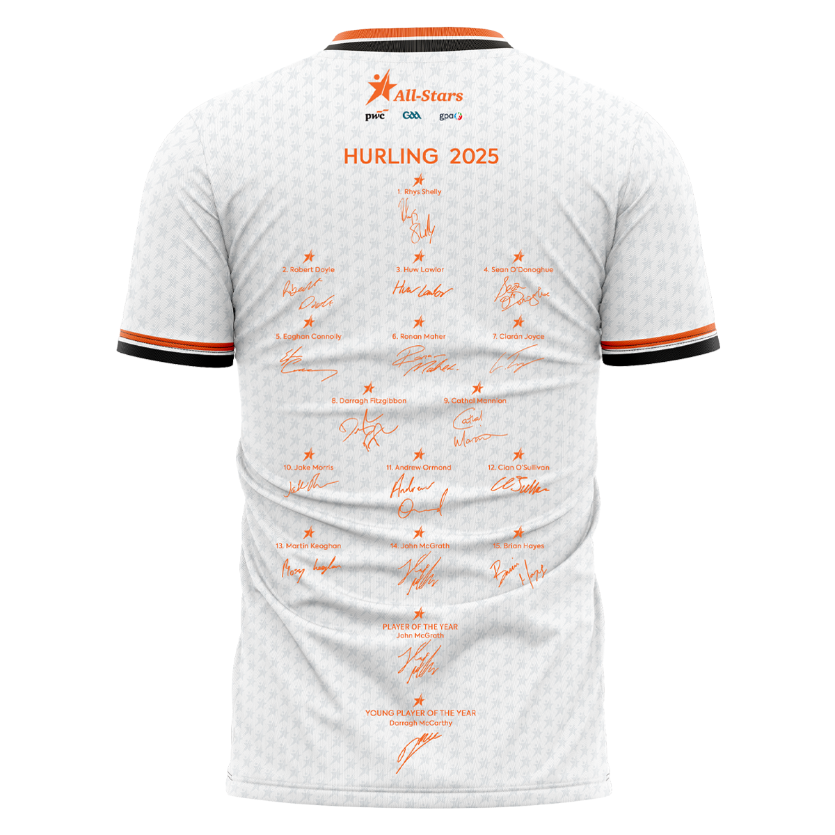 McKvr PwC All-Stars Hurling Jersey - Youth - White