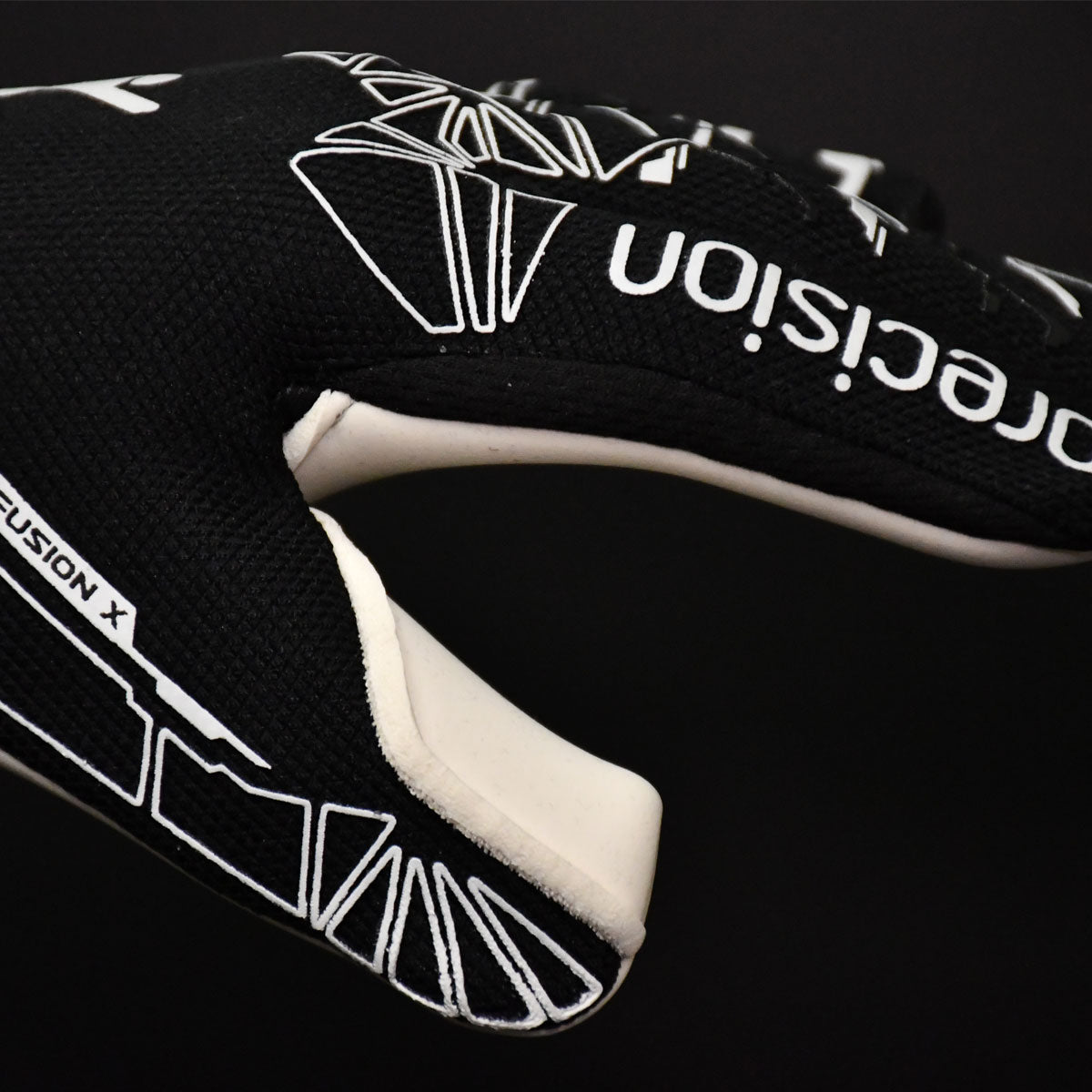 Precision Fusion X Pro Lite Giga Goalkeeper Gloves - Adult - Black/White