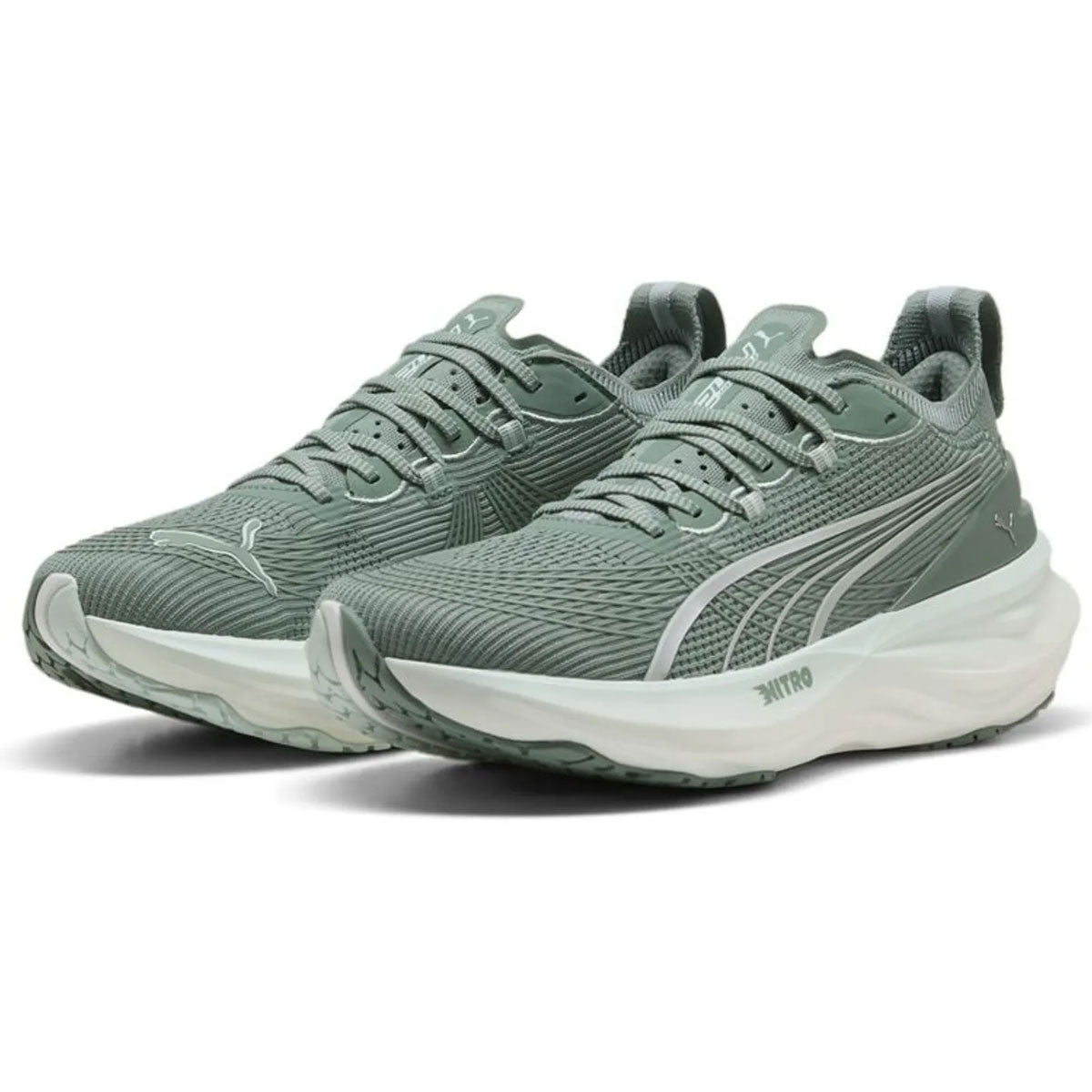Puma Foreverrun Nitro 2 Running Shoes - Mens - Green Moon/Peaceful Blue