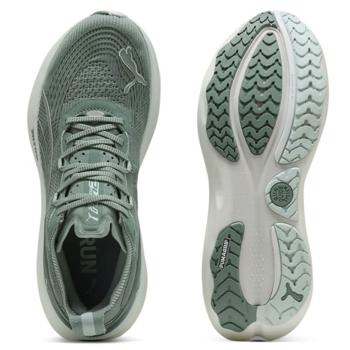 Puma Foreverrun Nitro 2 Running Shoes - Mens - Green Moon/Peaceful Blue