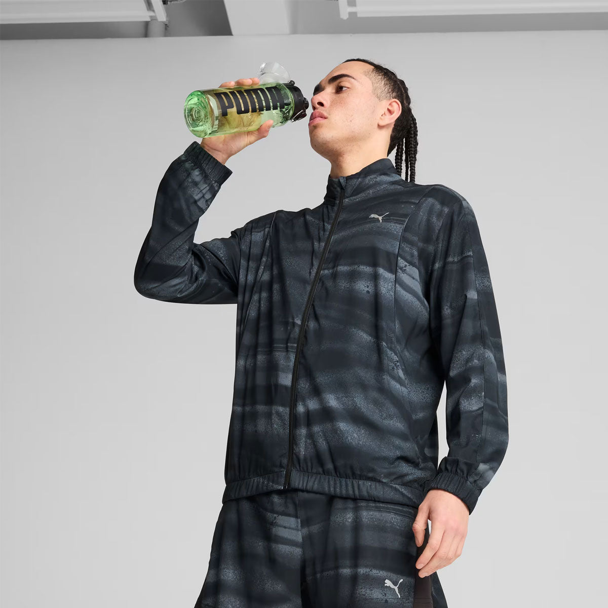 Puma Run Velocity AOP Jacket - Mens - Black