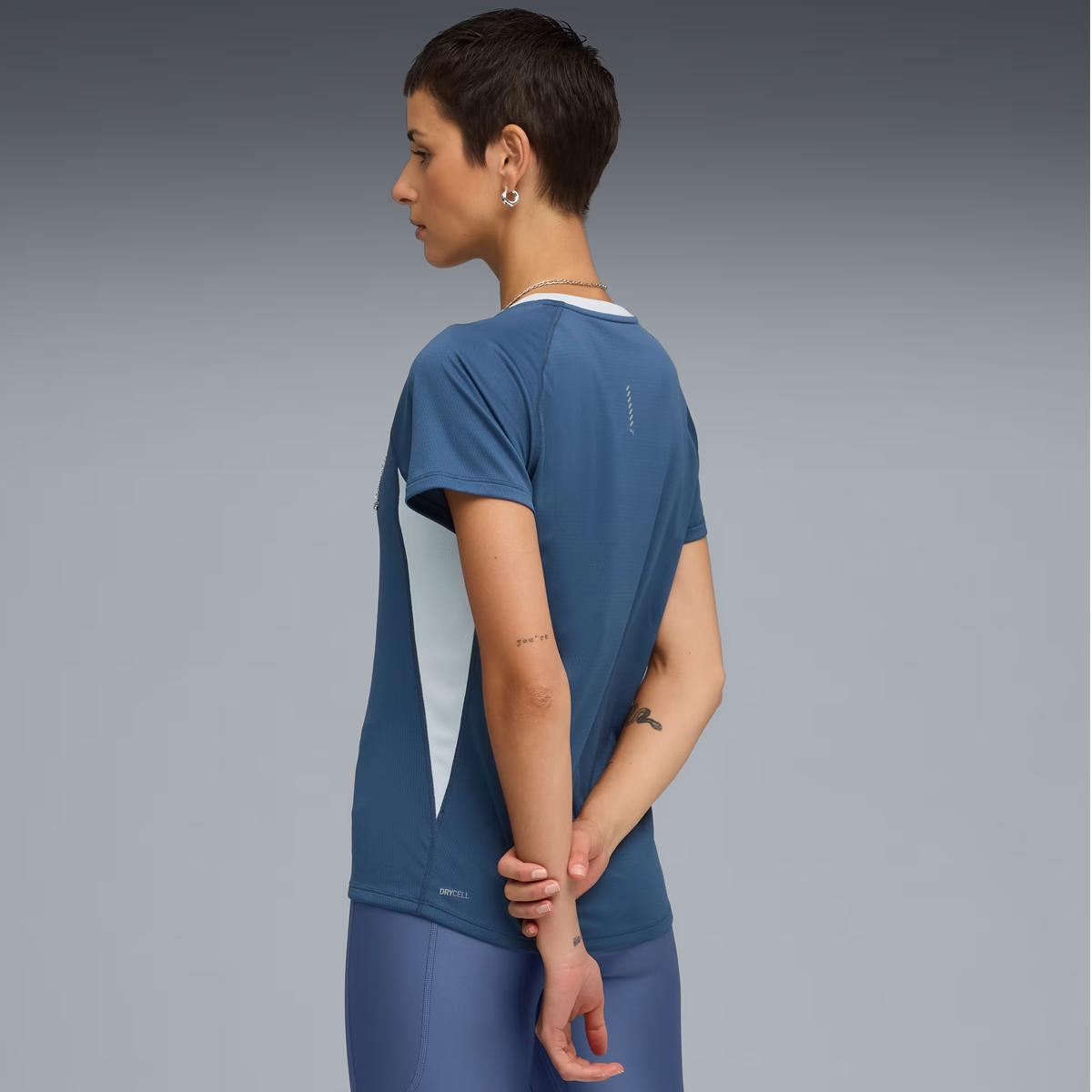 Puma Run Velocity Tee - Womens - Dark Indigo